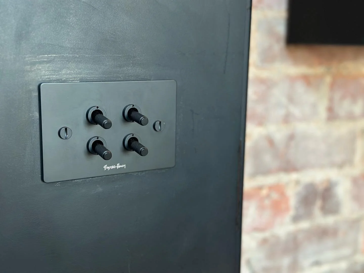 My favourite fittings at the moment&hellip; If you need outlets and switches that are in a featured space and need it to do more visually than just function, I&rsquo;d recommend looking at these guys.  @busterandpunch