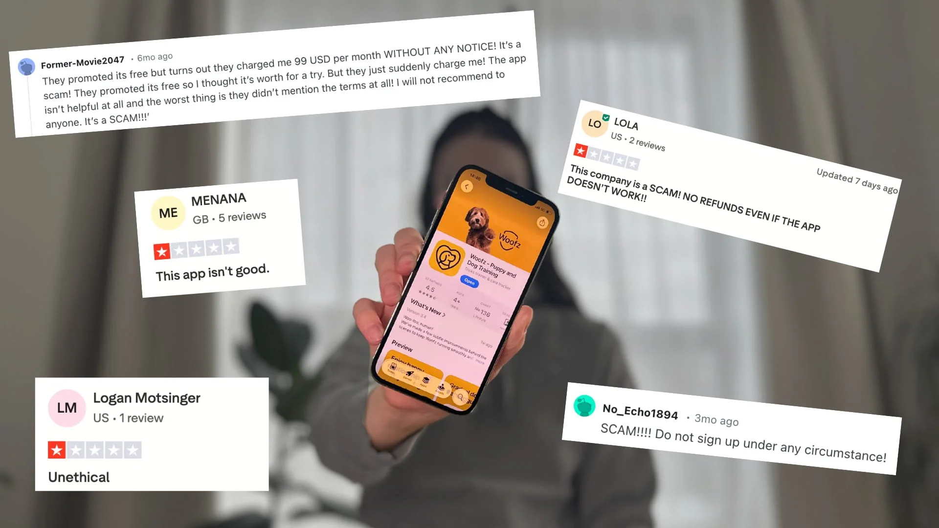 Is Woofz dog training app free?