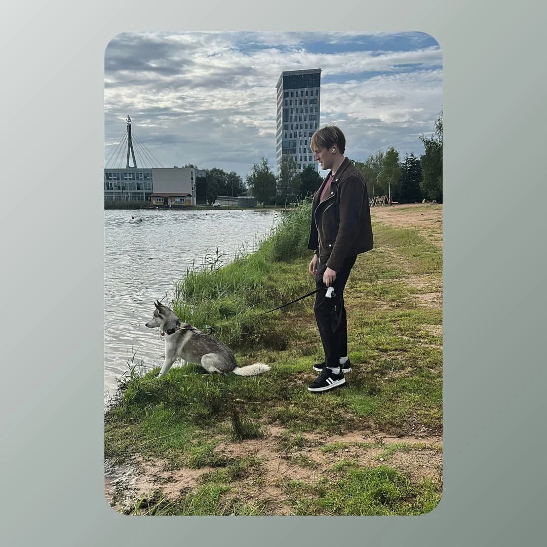 In the morning the temperature is not as high and in the evening the sun is low, so your dog feels better during walks.