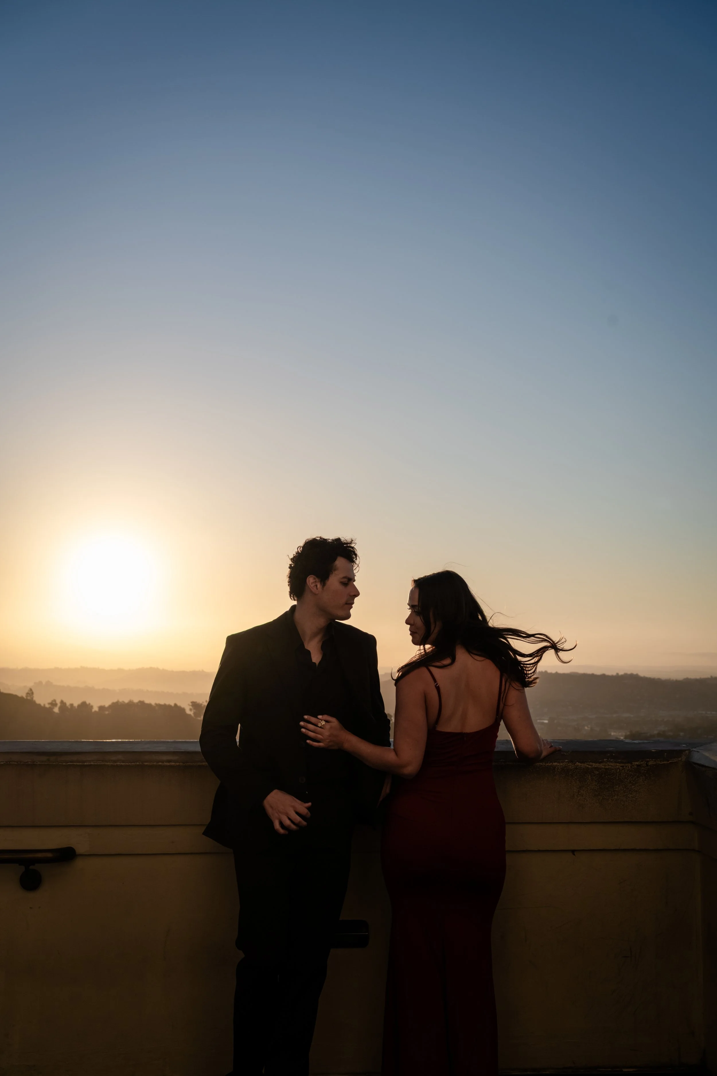Jacobo & Kim - engagement shoot - Griffith Observatory-23.jpg