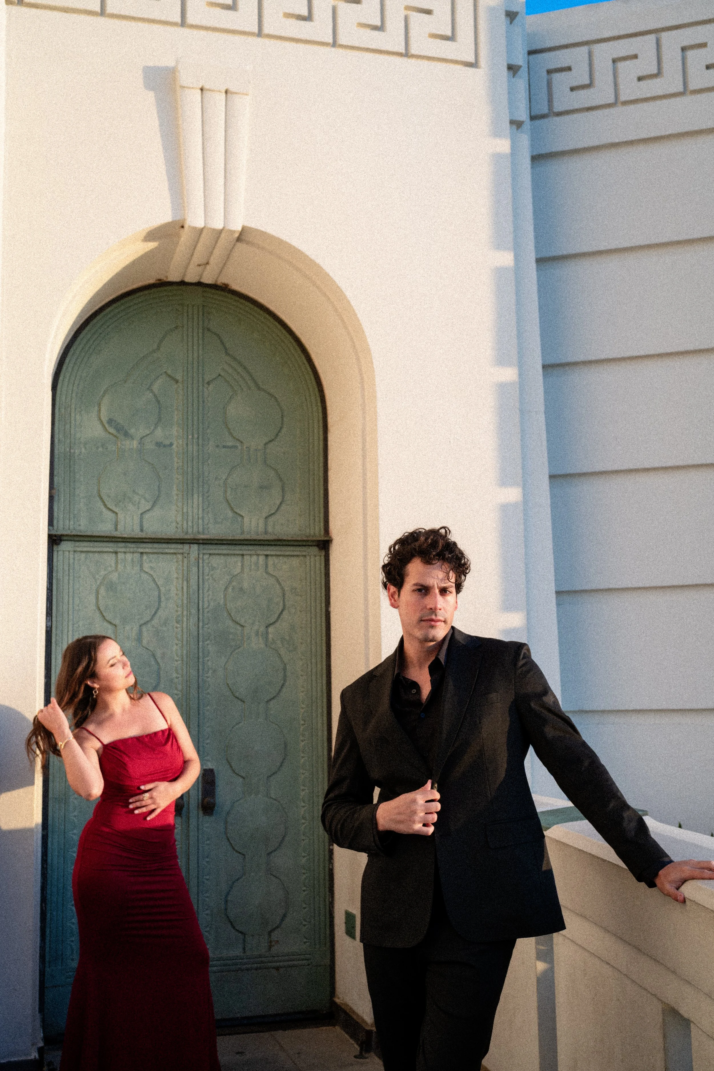 Jacobo & Kim - engagement shoot - Griffith Observatory-11.jpg