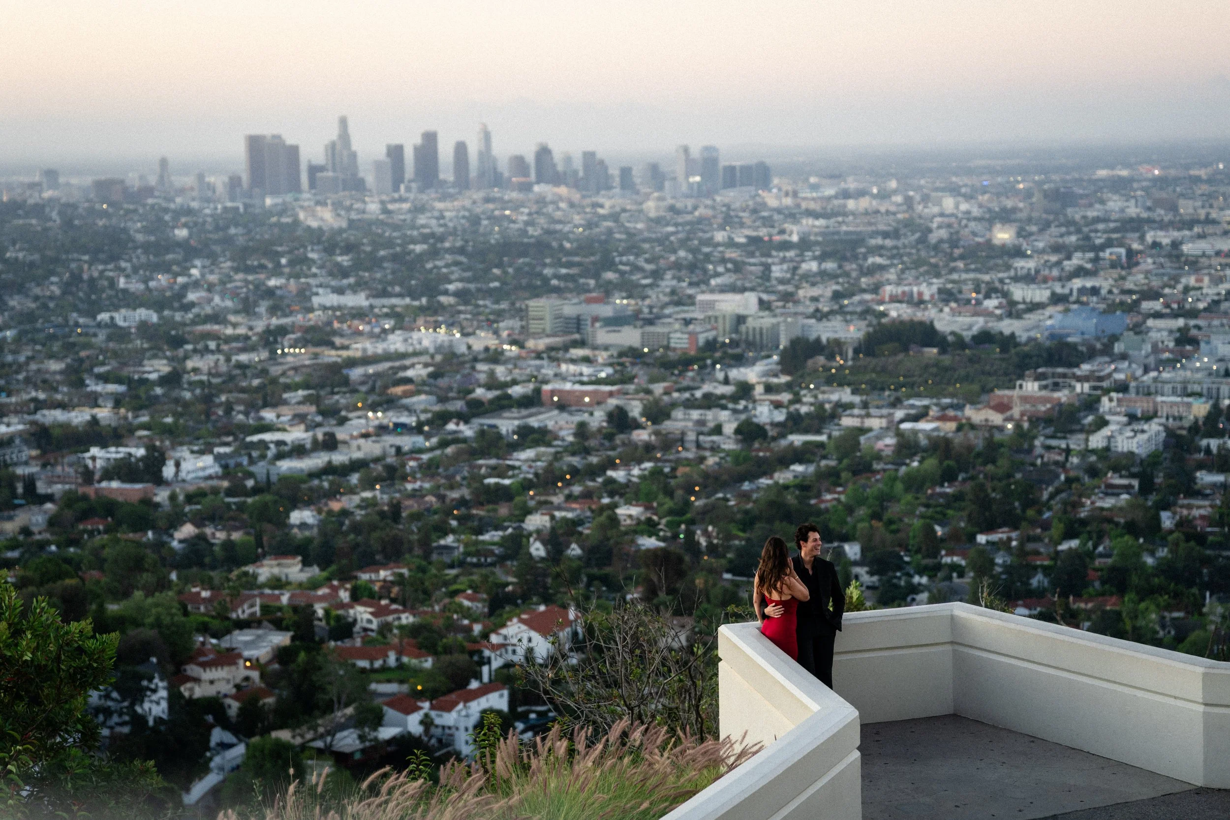 Jacobo & Kim - engagement shoot - Griffith Observatory-9.jpg