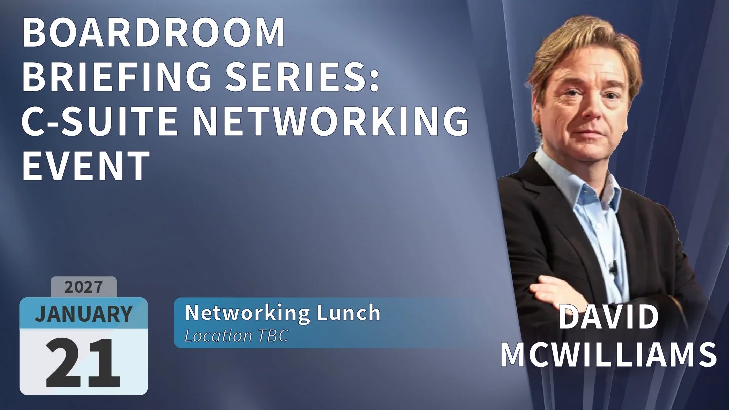 Boardroom Briefing with David McWilliams