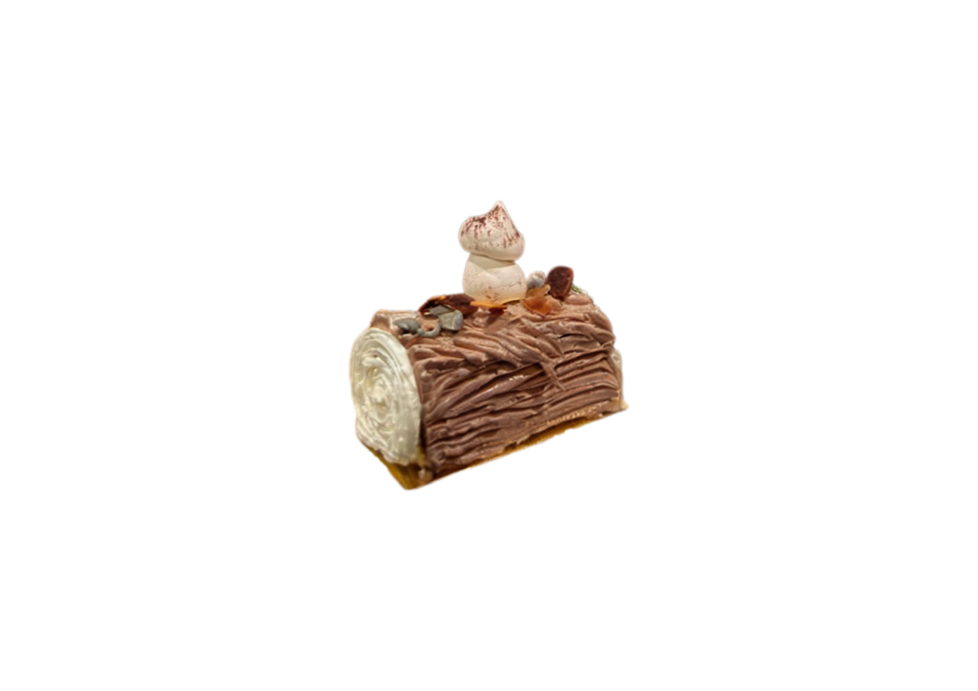 CLASSIC CHOCOLATE Christmas Yule Log Individual