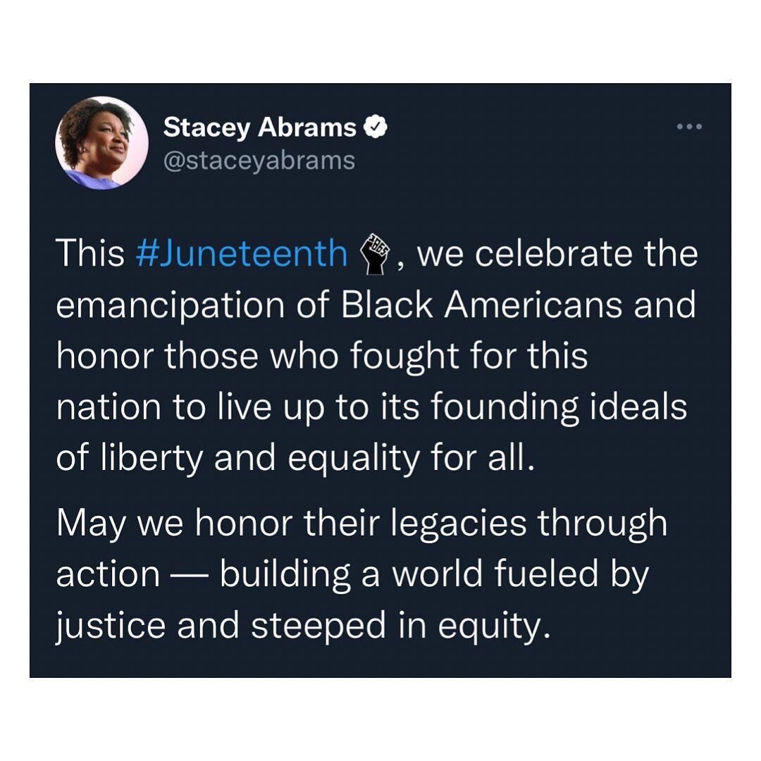 Yesterday was Juneteenth, a holiday that marks the end of slavery in the United States. On June 19, 1865, Union soldiers alerted enslaved Black people in Galveston, Texas that they were free&ndash; two months after the Confederacy had surrendered and