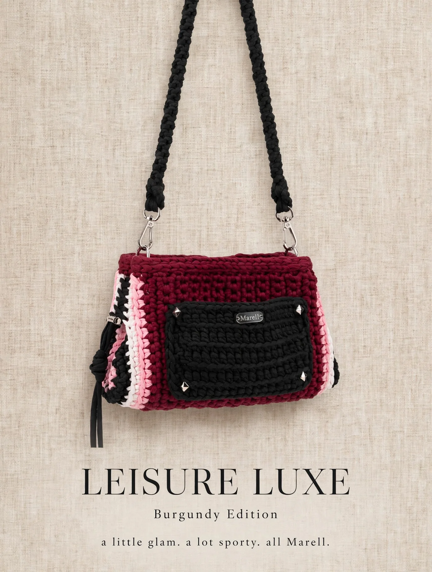 Leisure Luxe Bag - Burgundy Edition