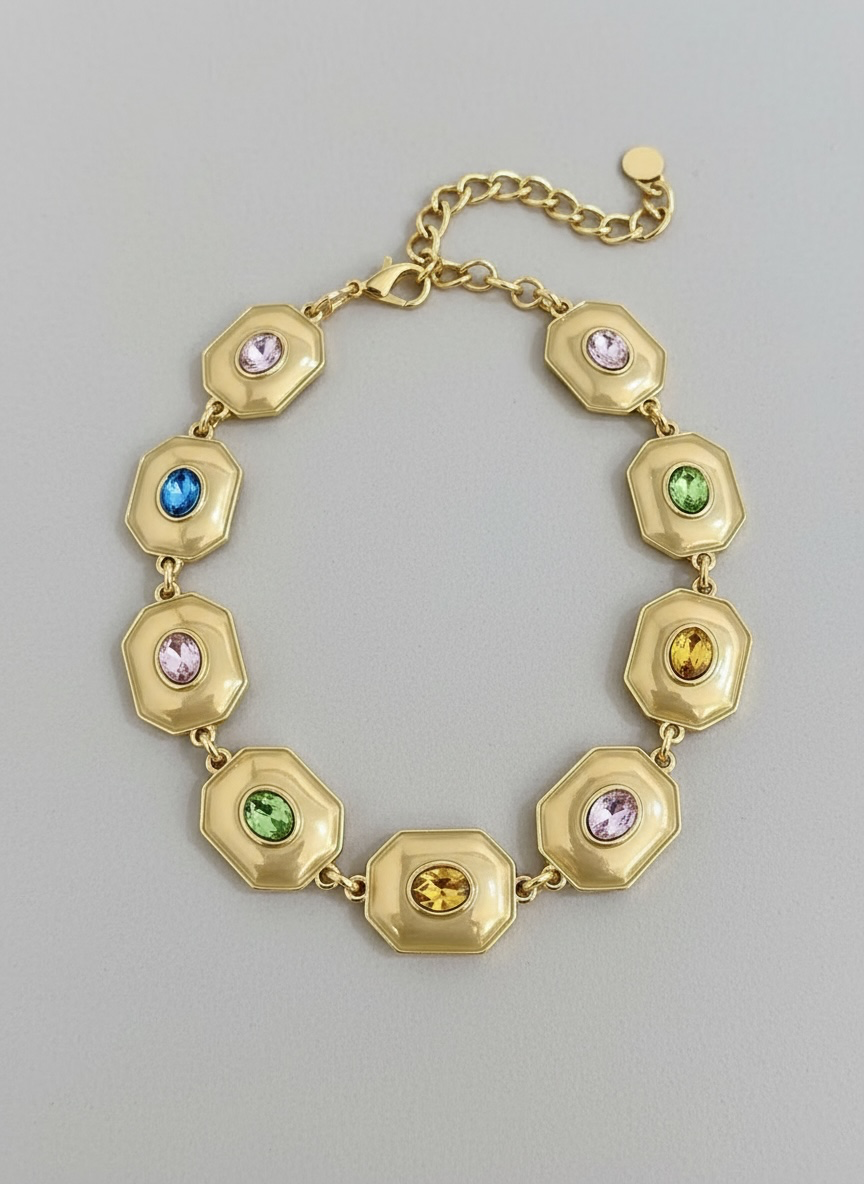 POSITANO Crystal Choker Necklace