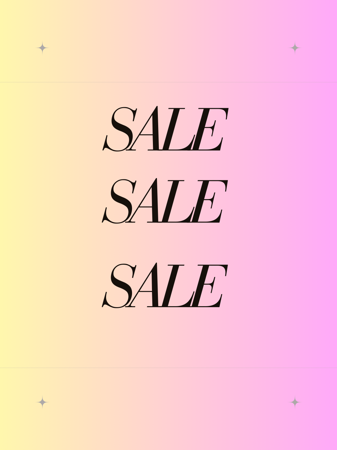 SALE ITEMS
