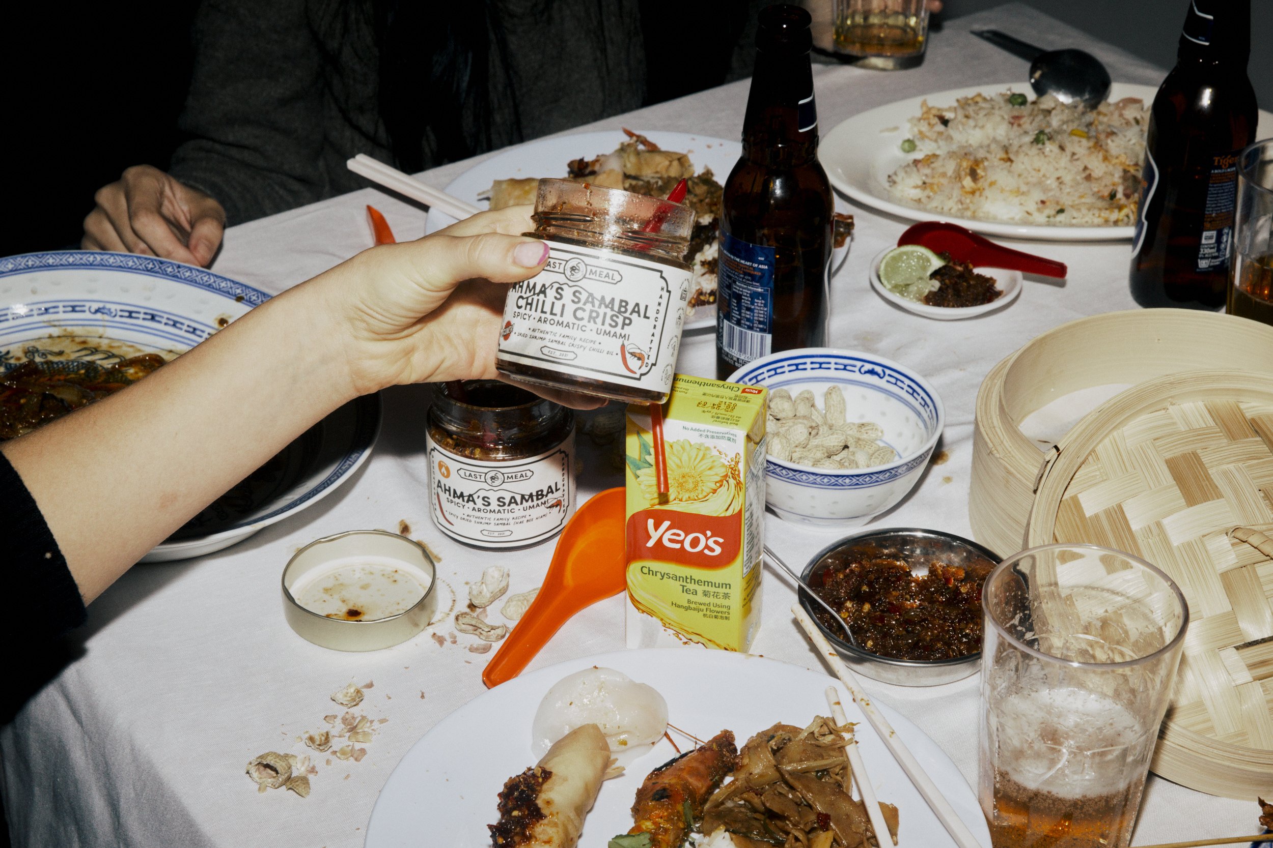 Last Meal - Ahma's Sambal and Chilli Crisp dinner