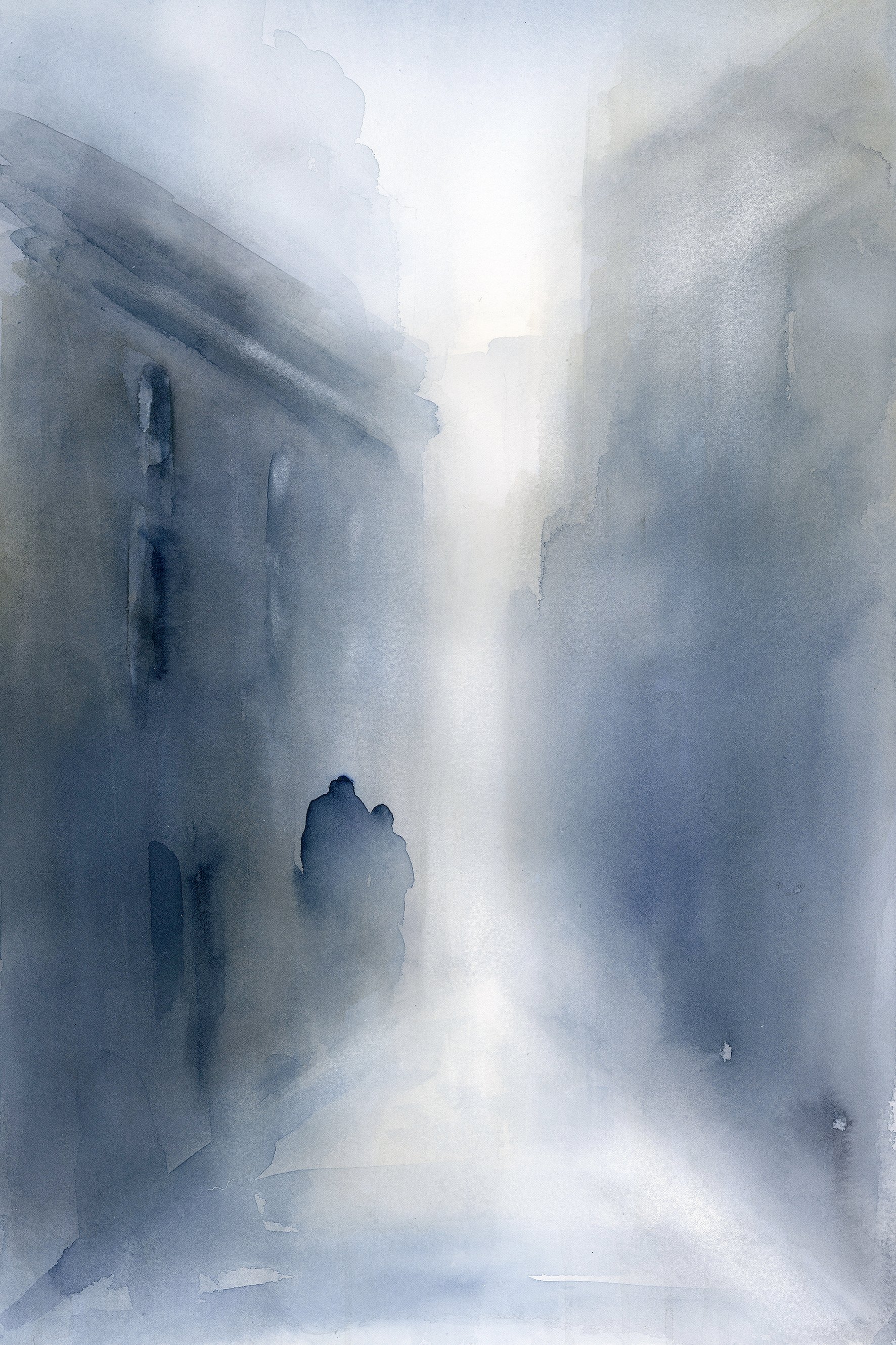 Street blues 36x55 cm