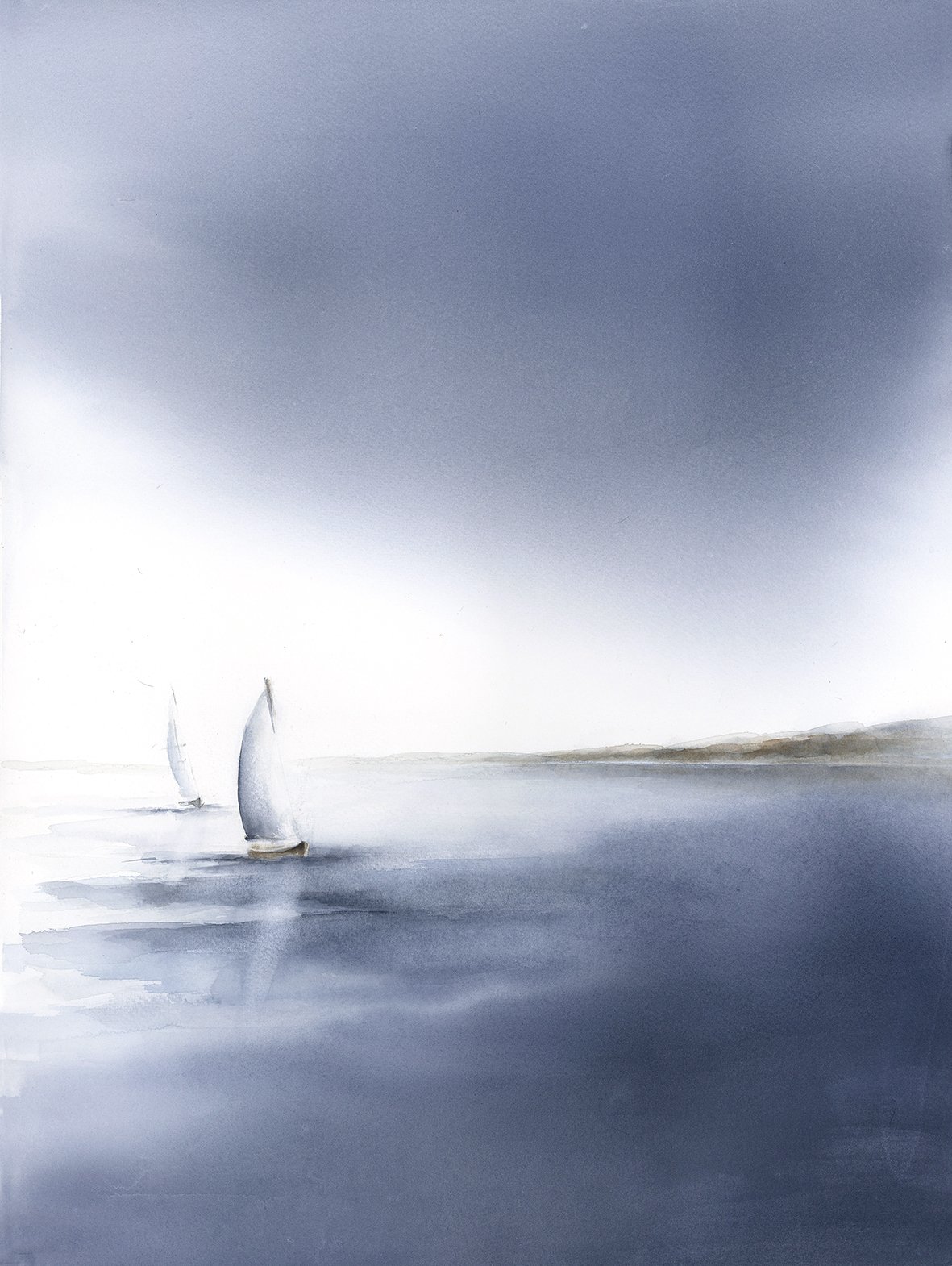 Sailing away 52x72 cm