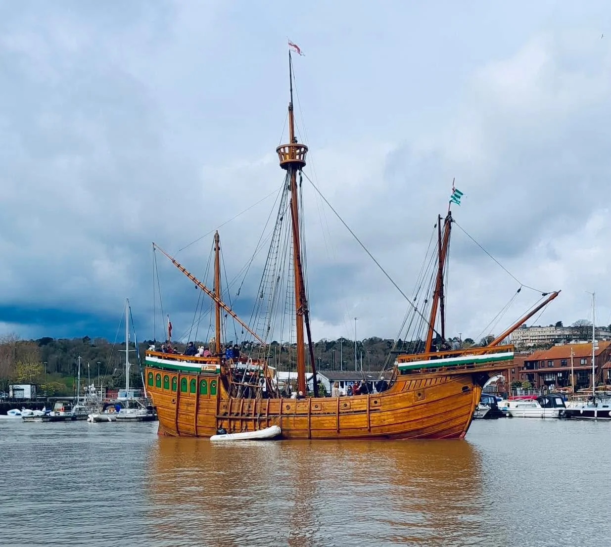 See all the sights of @bristolharbourfest  from out on the water this weekend! 
The Matthew will be taking trips around the harbour on Saturday and Sunday at 11am, 12pm and 1pm - tickets on sale from our Princes Wharf mooring! 
#SummerInBristol #Th