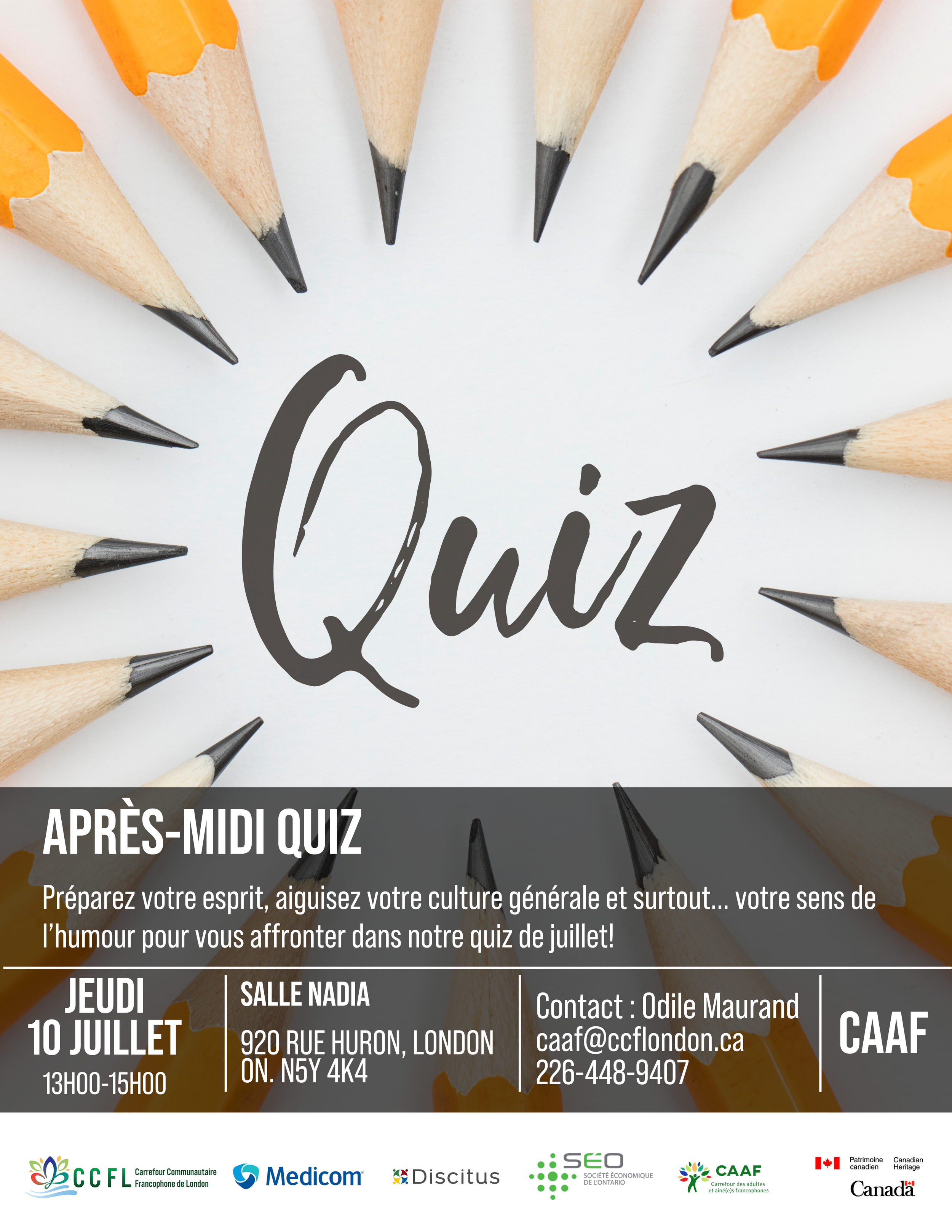 Après-midi QUIZ !