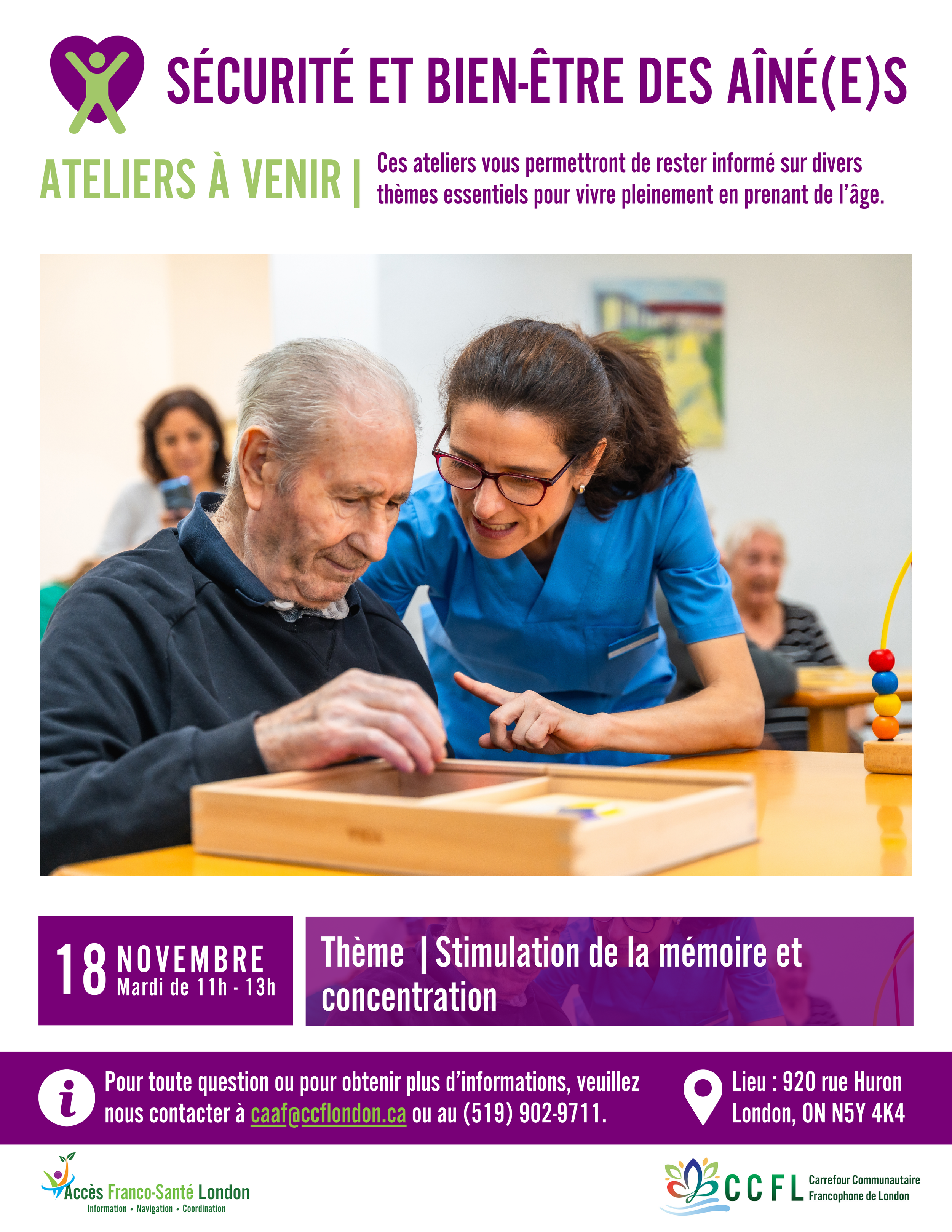 Atelier de santé et sécurité
