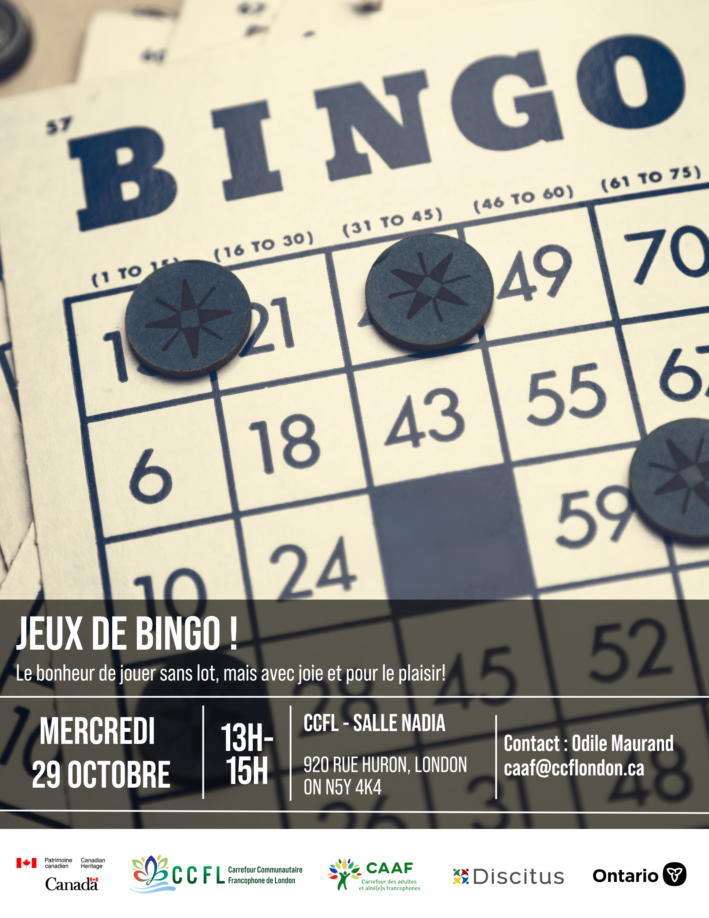 Jeux de Bingo!
