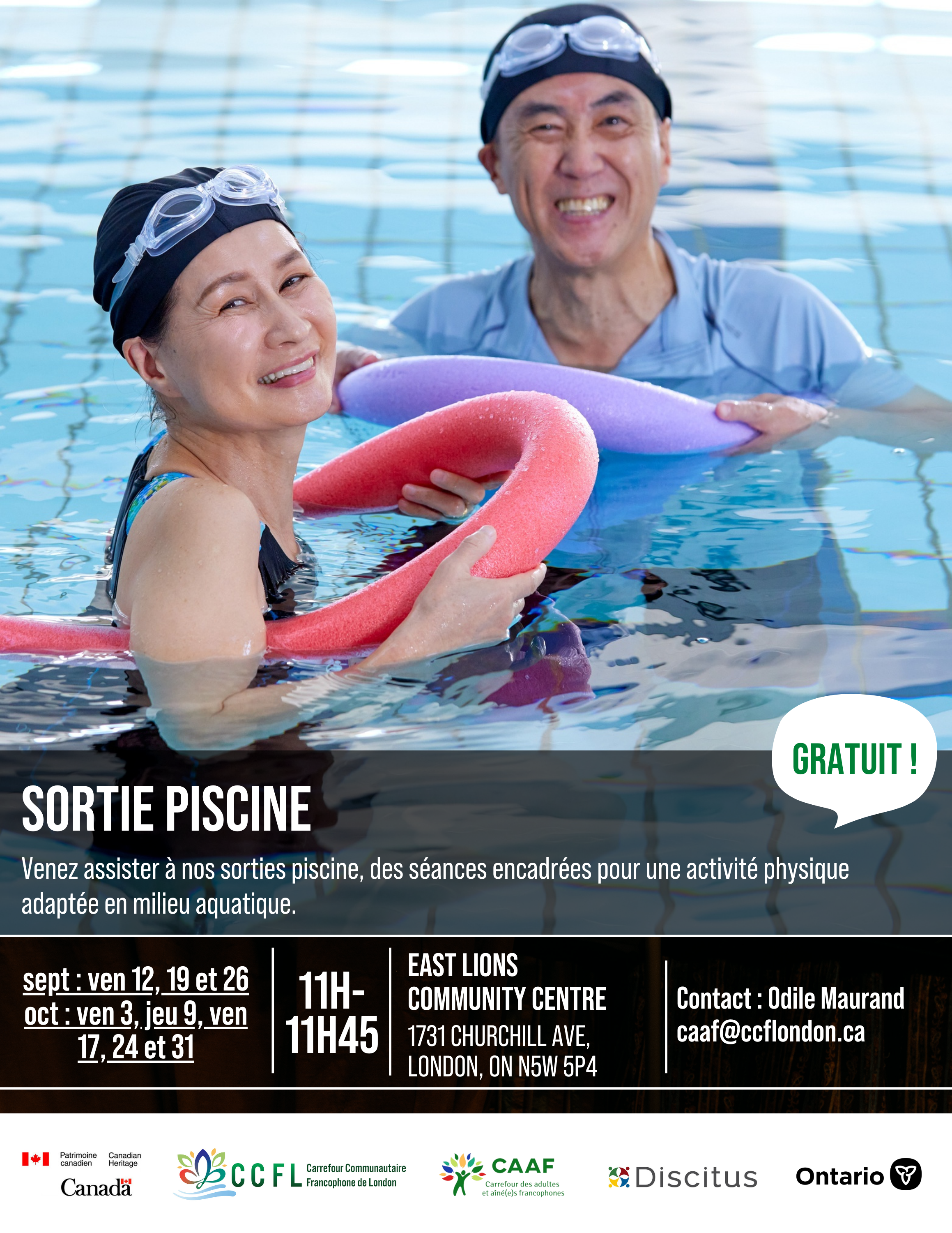 Sortie de Piscine