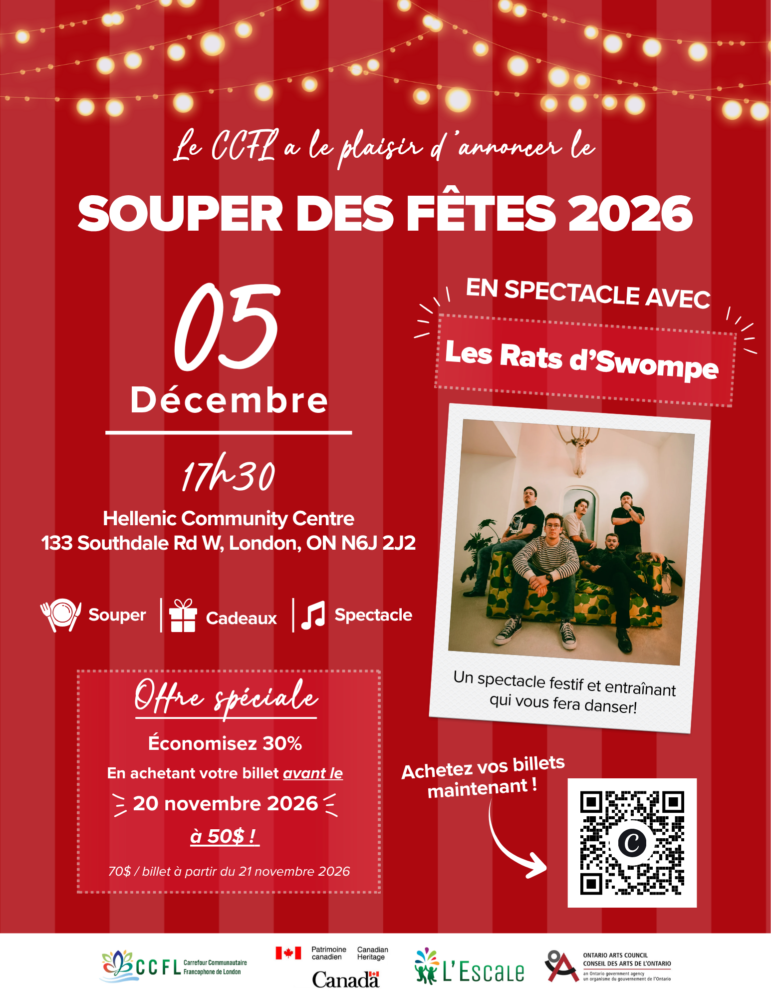 Le souper des fêtes 2026