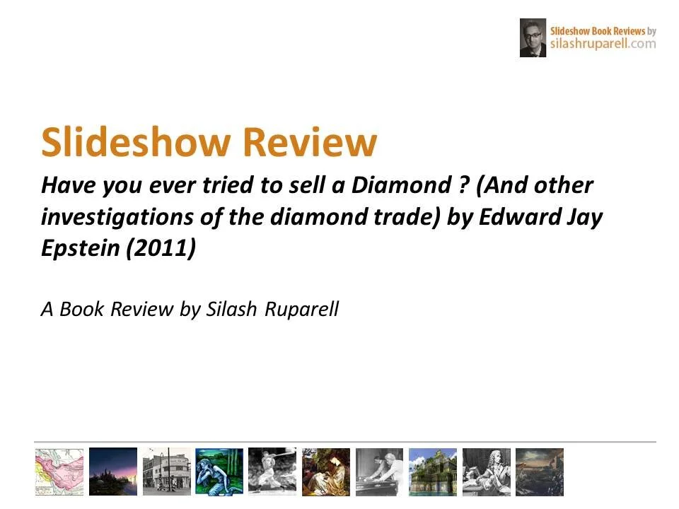 Edward Jay Epstein - Have you ever tried to sell a Diamond ?
