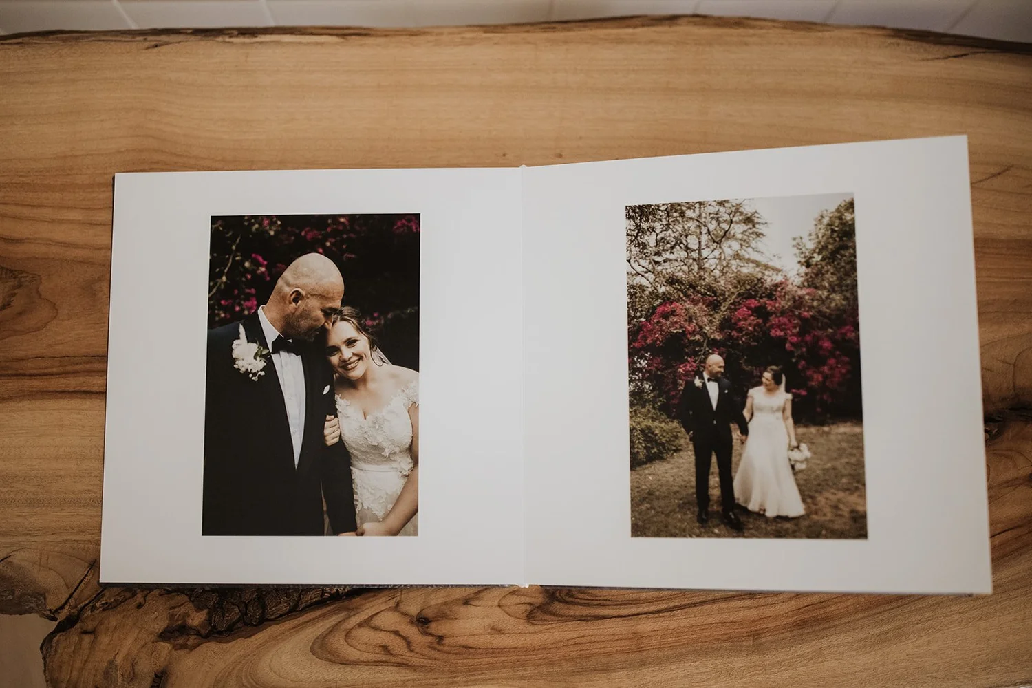 A fine art wedding album