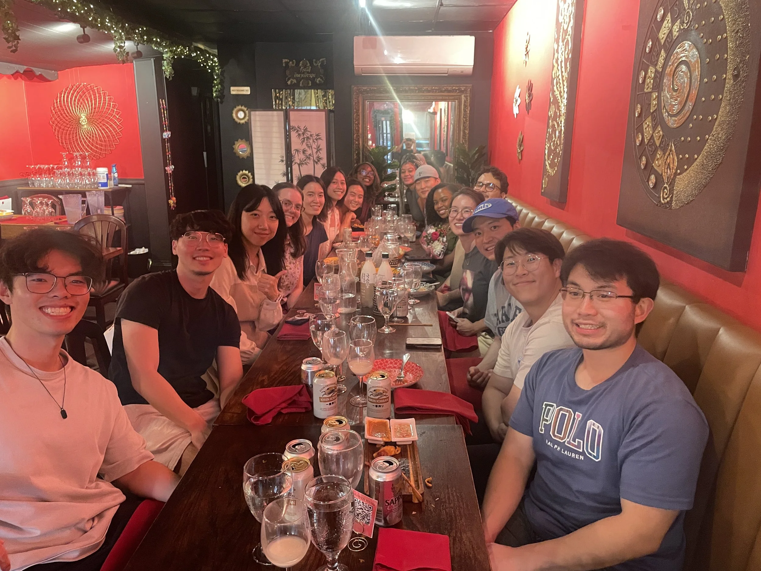 7/9/2026 Hunter's farewell dinner with her favorite Thai food!