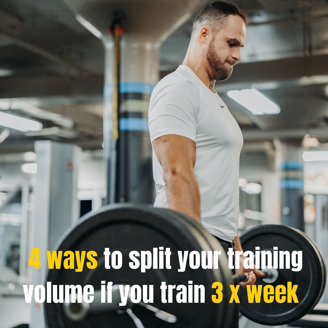 Most people don't have have more than 3 hours to exercise in a week. 

In order to have a balanced training routine and ensure you get enough recovery time, here are four ways you can split your training volume: 
 
1. Full Body 3x/week
2. Full Body P