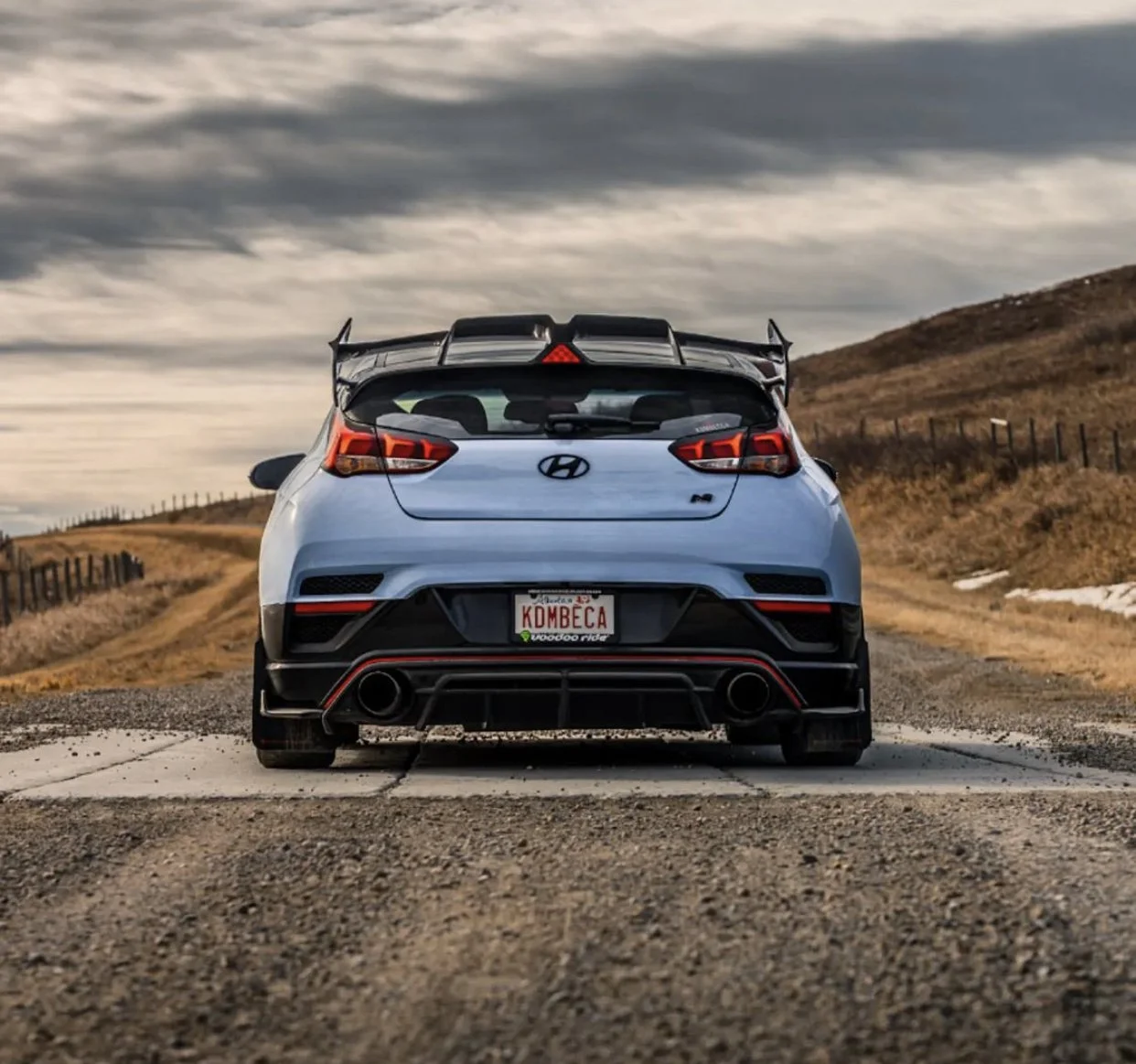 Veloster Back ADRO HYUNDAI VELOSTER N REAR DIFFUSER — MOK auto