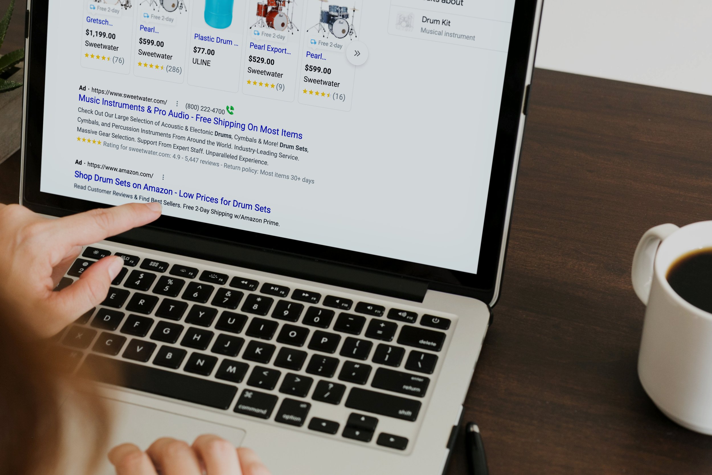 paid search example photo reedy river marketing