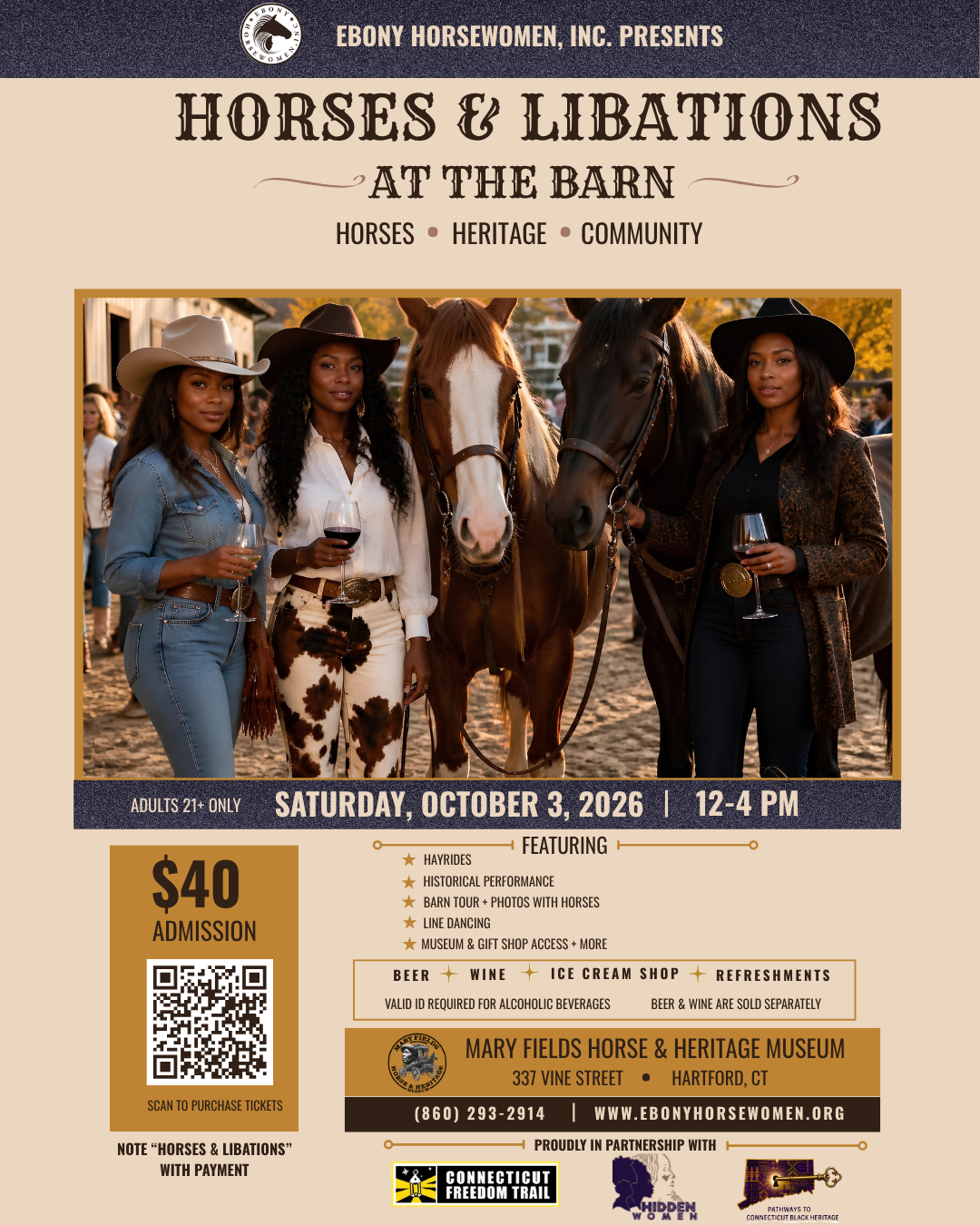 Horses and Libations at the Barn