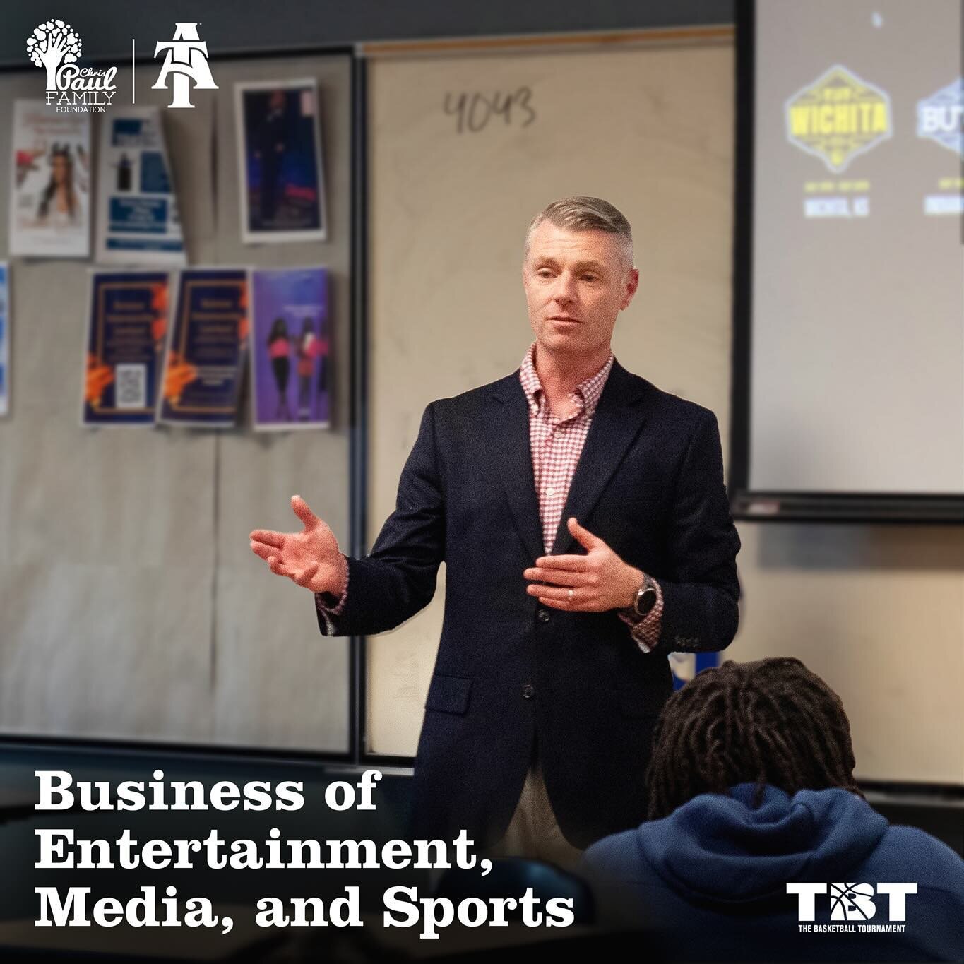 Last week, we visited students enrolled in our BEMS program at @ncatsuaggies, accompanied by Dan Friel, co-founder of @the.tournament. 

Our students engaged in an open dialogue about risk-taking, leadership, passions, the highs of success, and the t