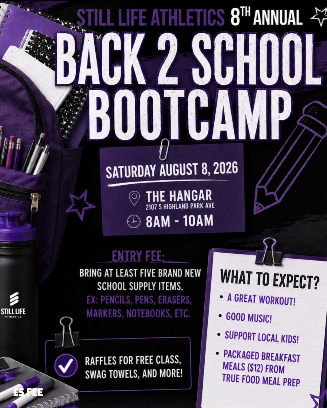 🏃🏽 Back 2 School Bootcamp