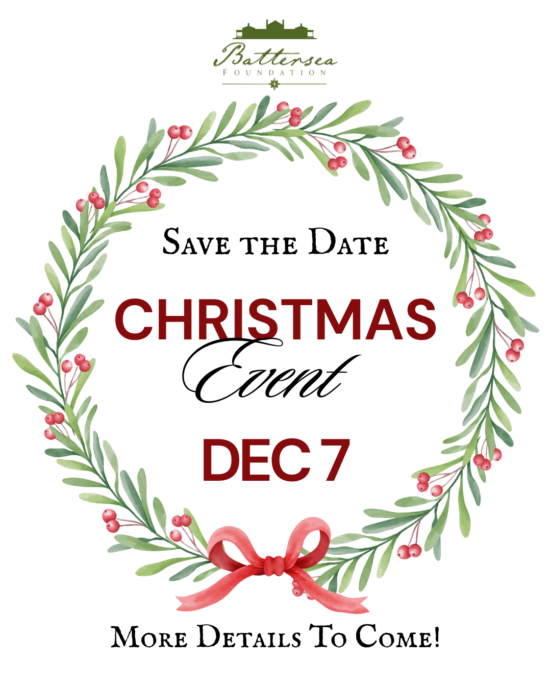 Upcoming Christmas Event