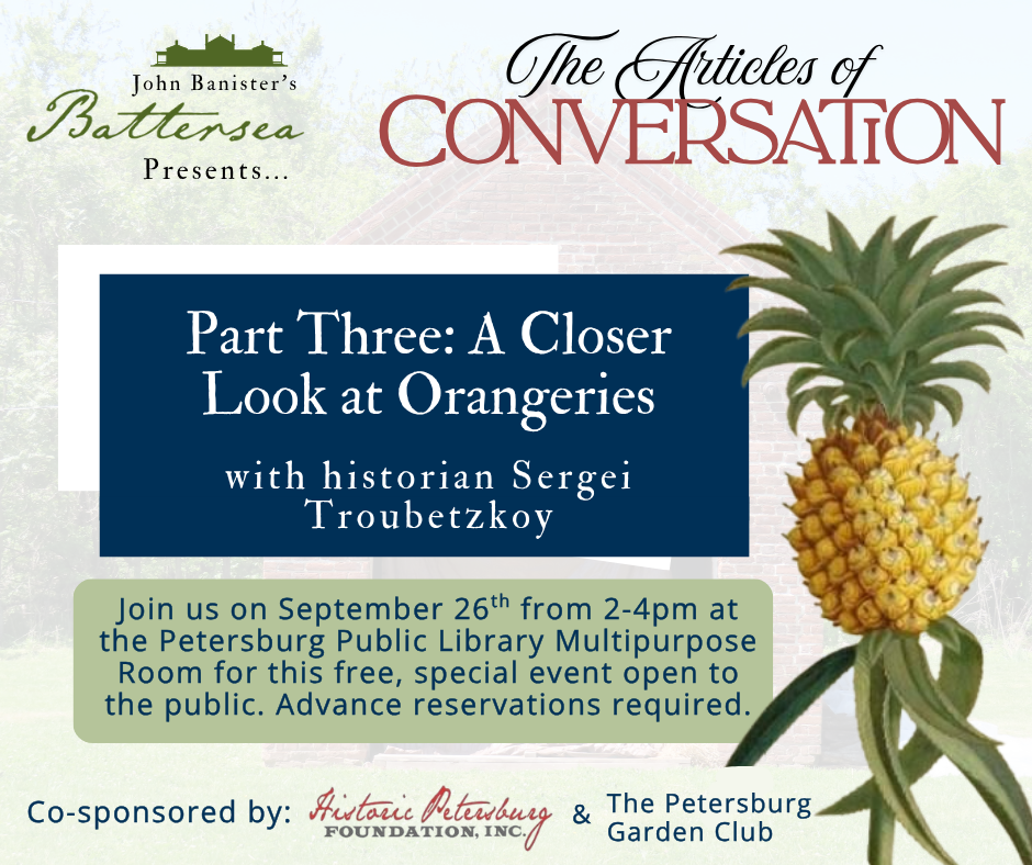 The Articles of Conversation: A Closer Look at Orangeries