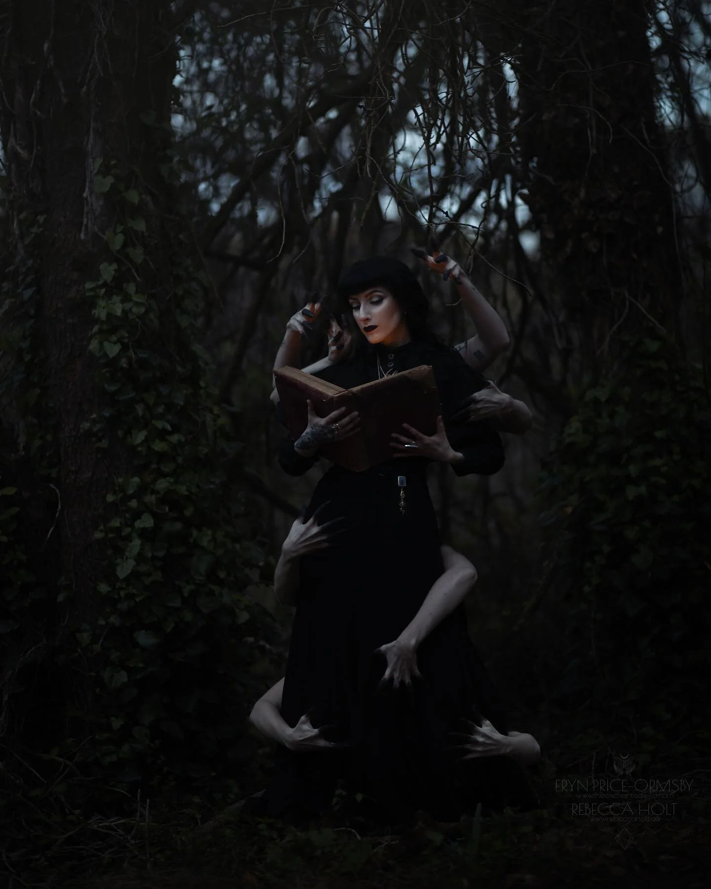 Introducing the Inkroot Collection! 
Please visit Rebeccaholt.co for purchasing 🖤🕷️🪲☠️

I don&rsquo;t know a better way to introduce all of these pieces then with this amazing genius photo by @silverwinteroak / @theenchantedwild , hands and stylin