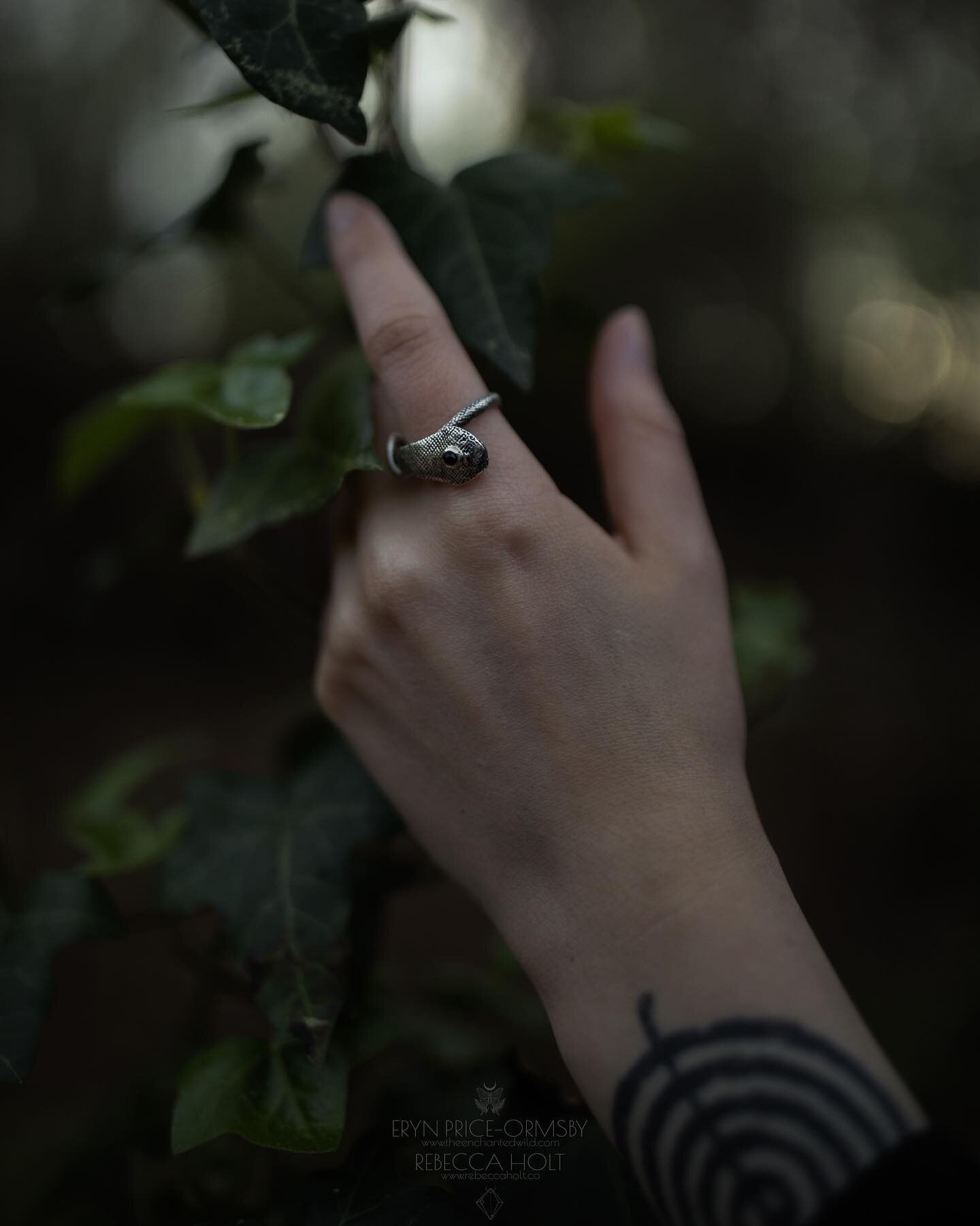 Swipe-&gt; Onyx Cobra Ring available in size 8 and size 9. Please tap the image to view the product tags, and tap a product tag to checkout on my website. 

Cast cobra i soldered into a ring design with an onyx set in fine silver on the head.