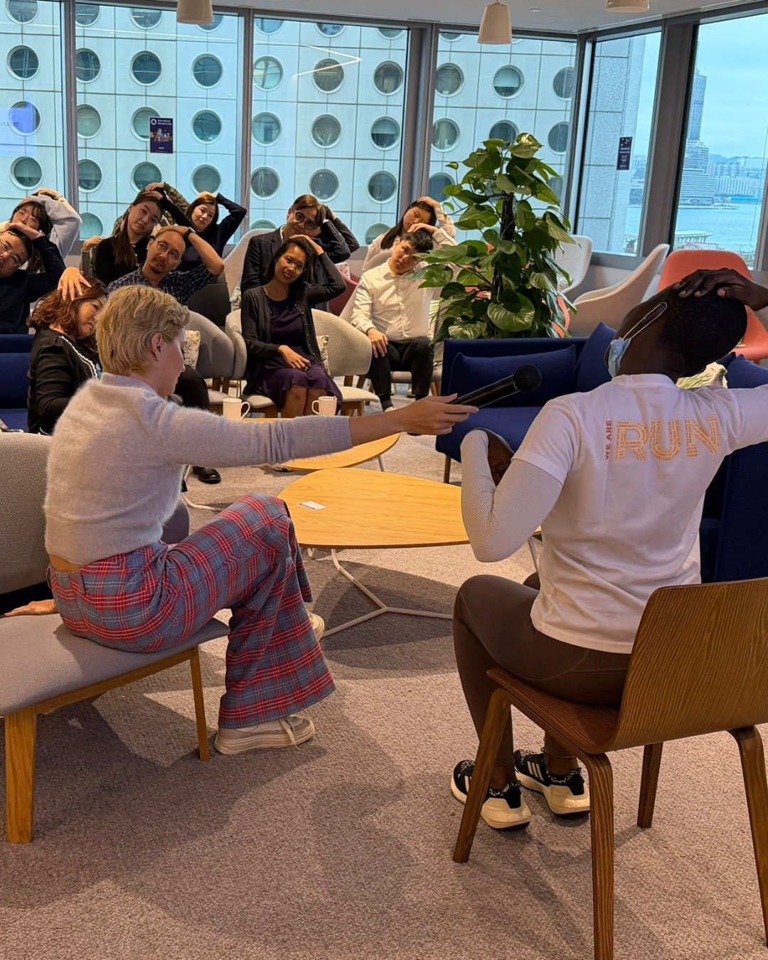 Virtual Corporate Challenge Team Event!
. . .
T Rowe Price kicked off their VCC campaign with a group event in their offices. We love how many of their team are involved in this challenge and competing this week.

The event involved a skills-sharing 