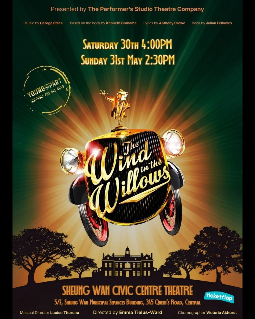 🍿 A Special Treat 🎭️ 
. . .
A huge thank you to C&eacute;line, who has kindly created an exciting opportunity for our participants to attend the upcoming performance of The Wind in the Willows! Activities like this really are a treat and we're so i
