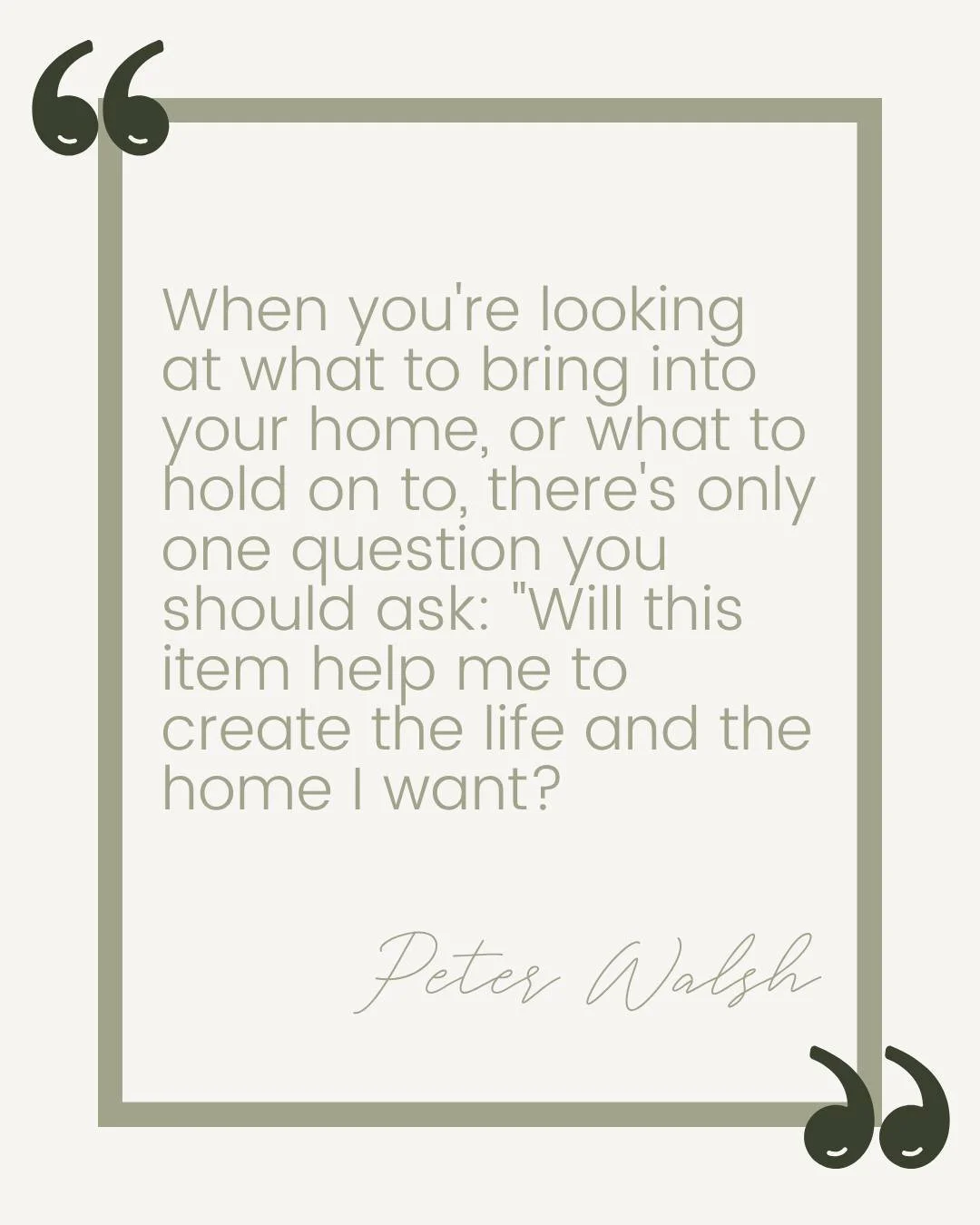 Before you buy it or keep it, pause and ask: Does this support the life I'm building? If the answer isn't a clear yes, let it go.

#peacefulhome #createthelifeyouwant