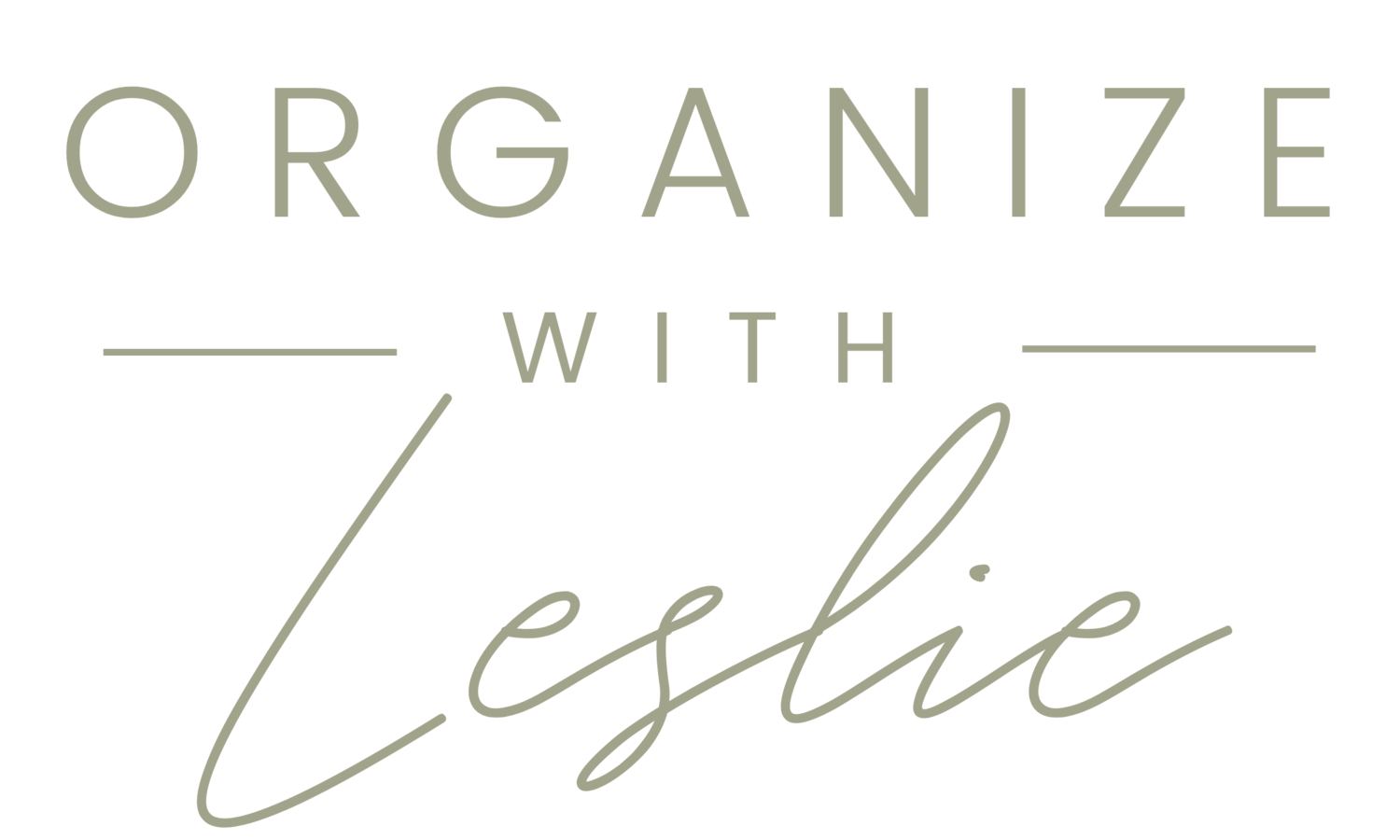 Organize with Leslie