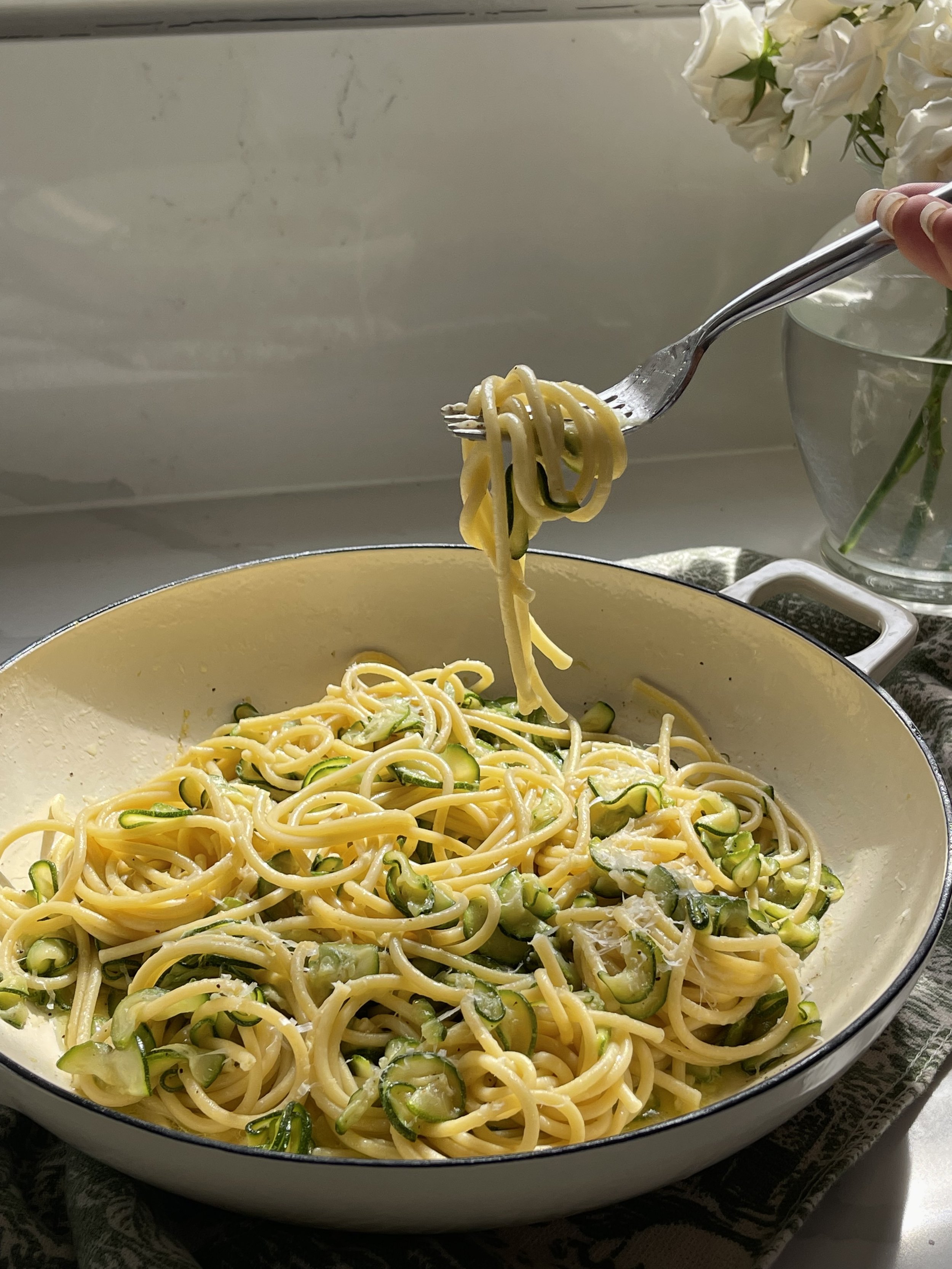 Jammy Zucchini Pasta