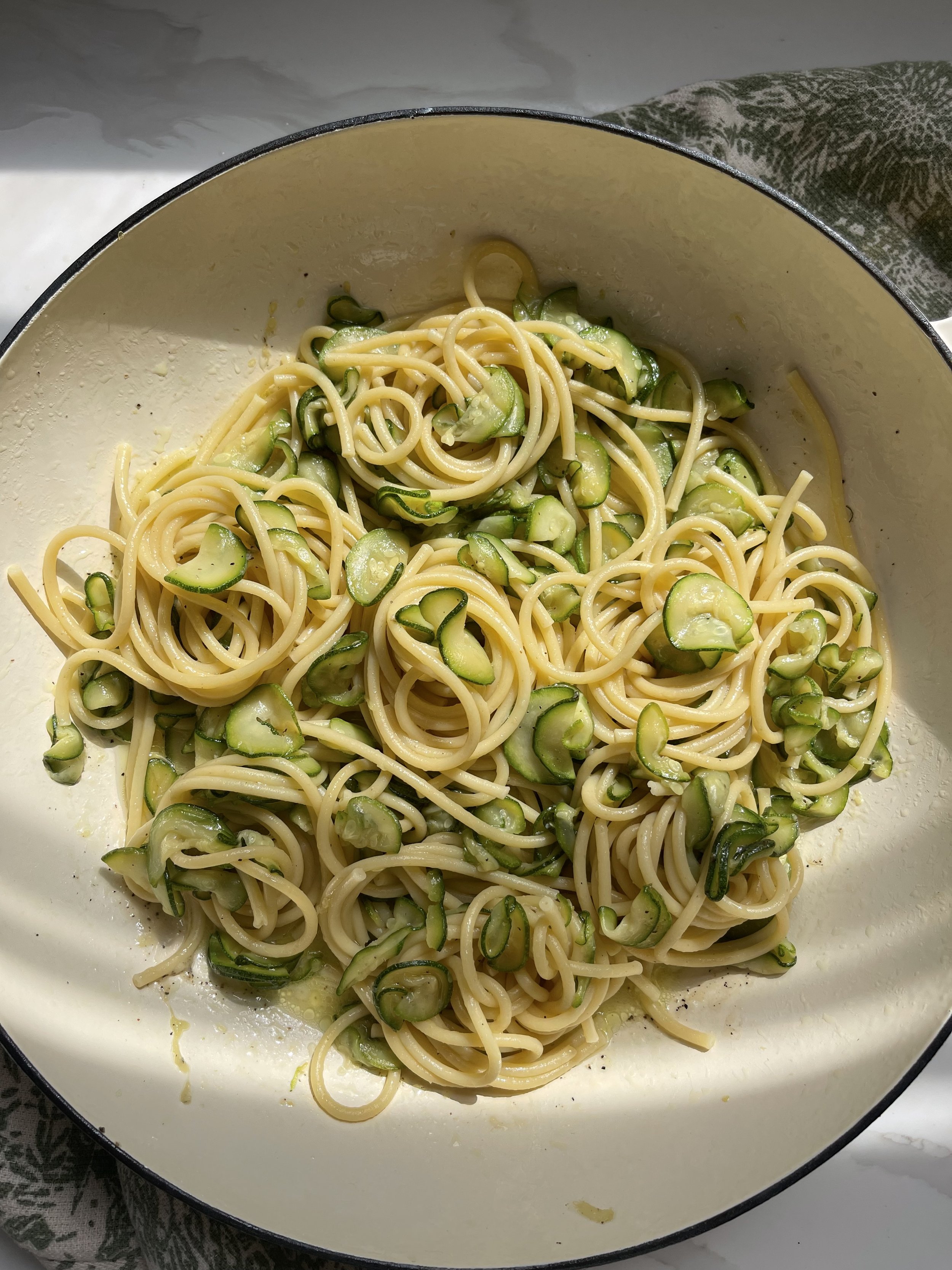 Jammy Zucchini Pasta — All Types Of Bowls
