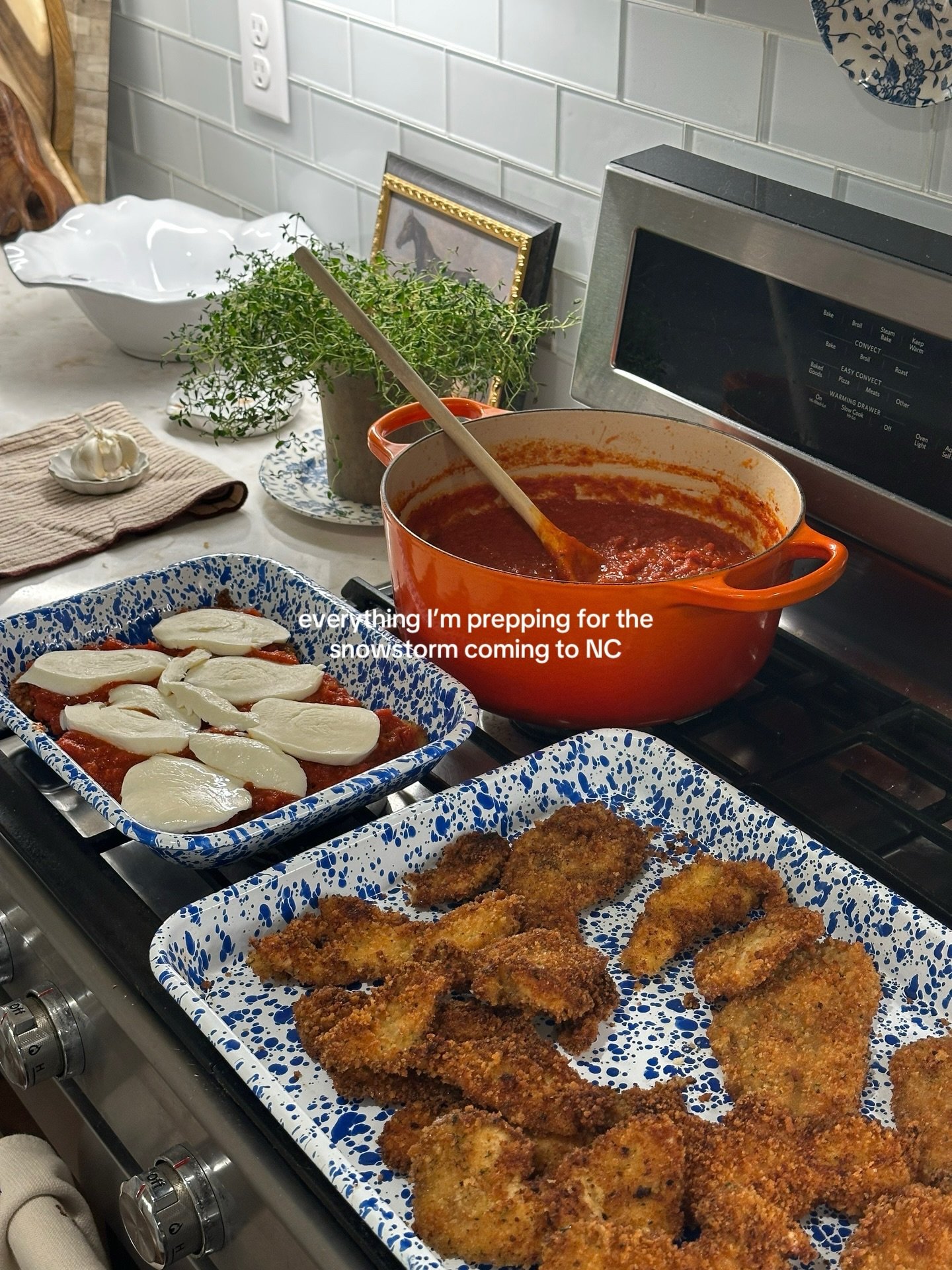 the snow might be coming but at least I&rsquo;ll be eating well #snowstorm #mealprep