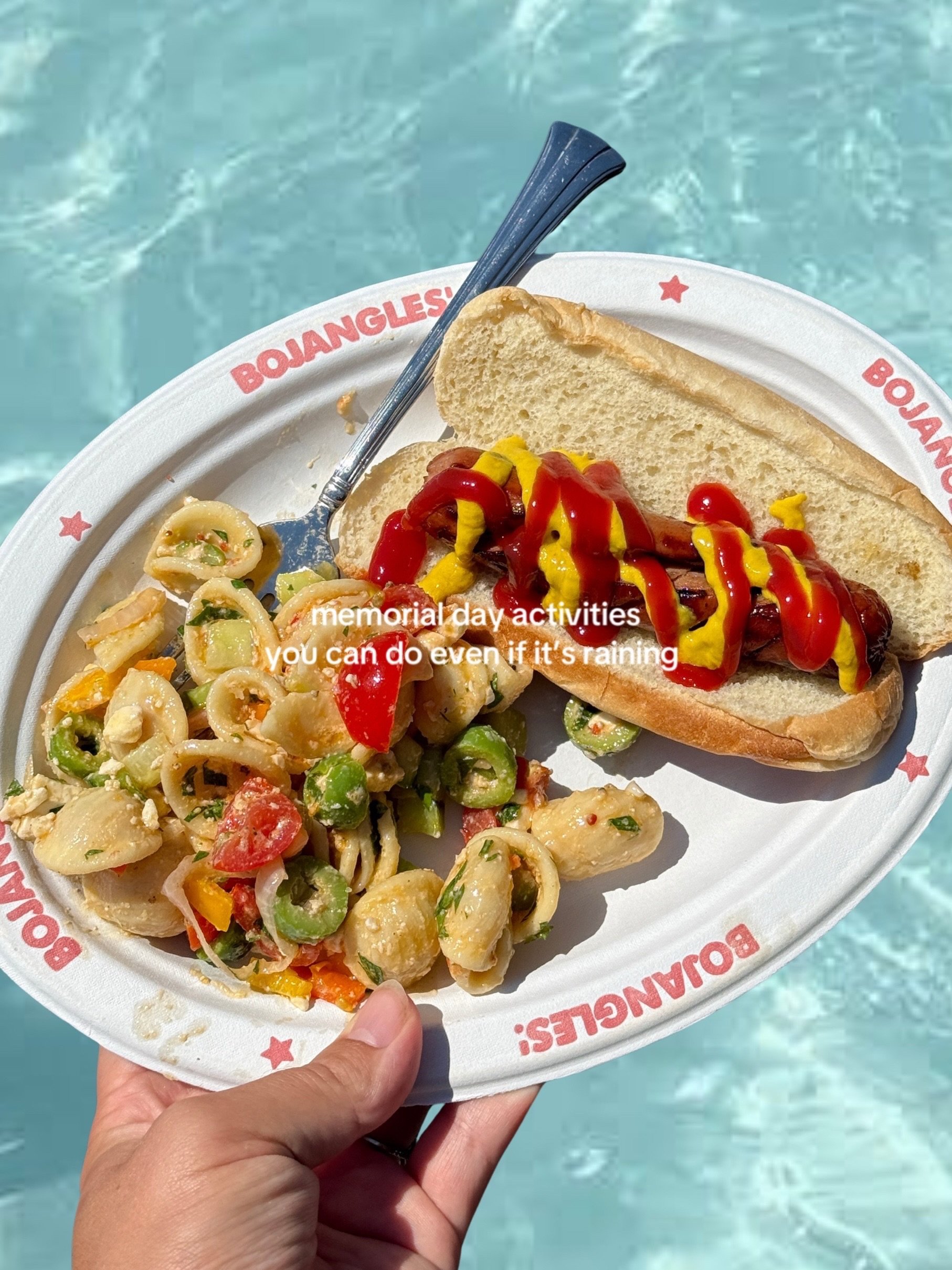 rainy Memorial Day plans #pastasalad