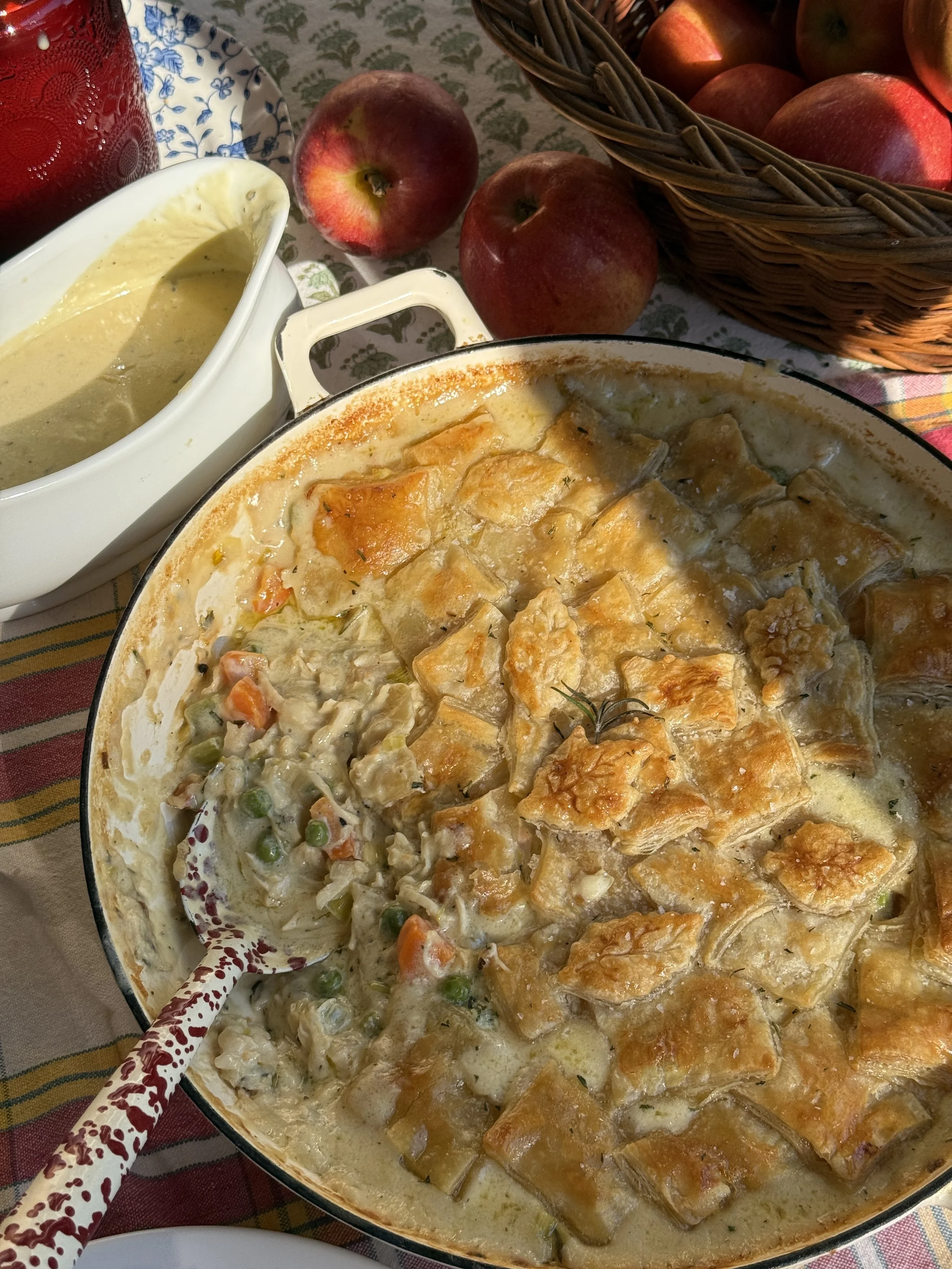 Chicken Au Poivre Pot Pie