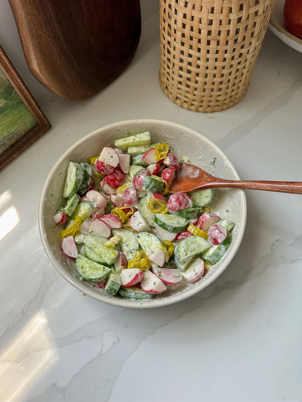 Crunchy Dill Radish Salad — All Types of Bowls