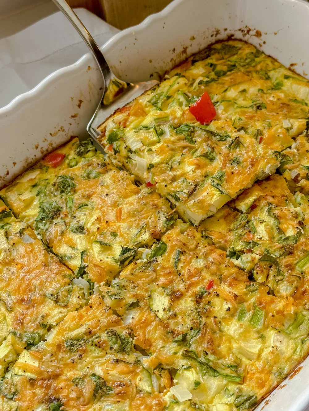 High Protein Veggie Egg Bake — All Types of Bowls