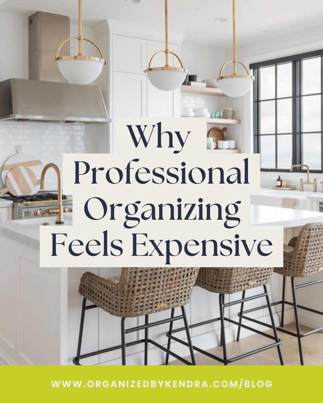 Why Organizing feels expensive