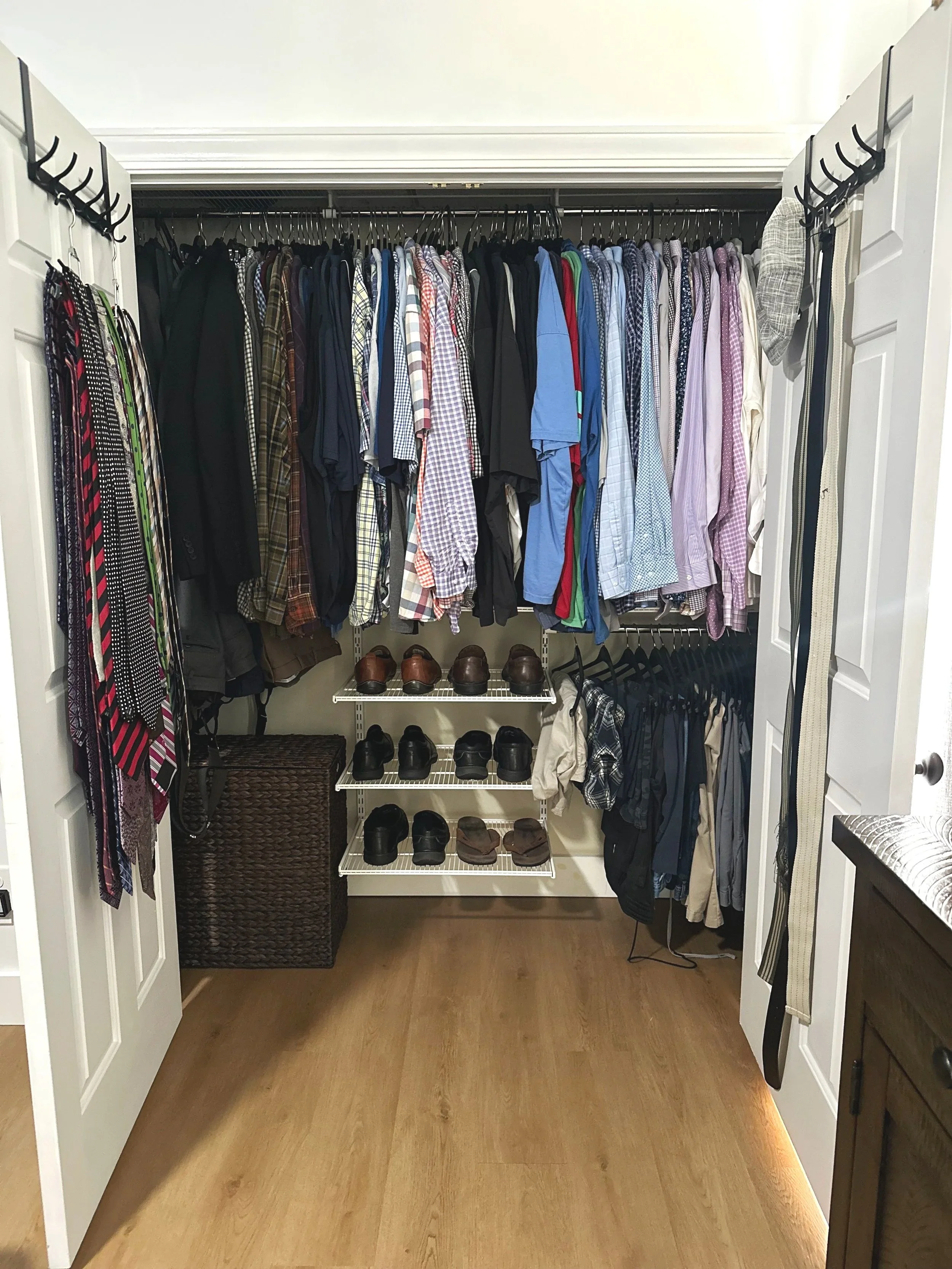 Men's Closet Organization
