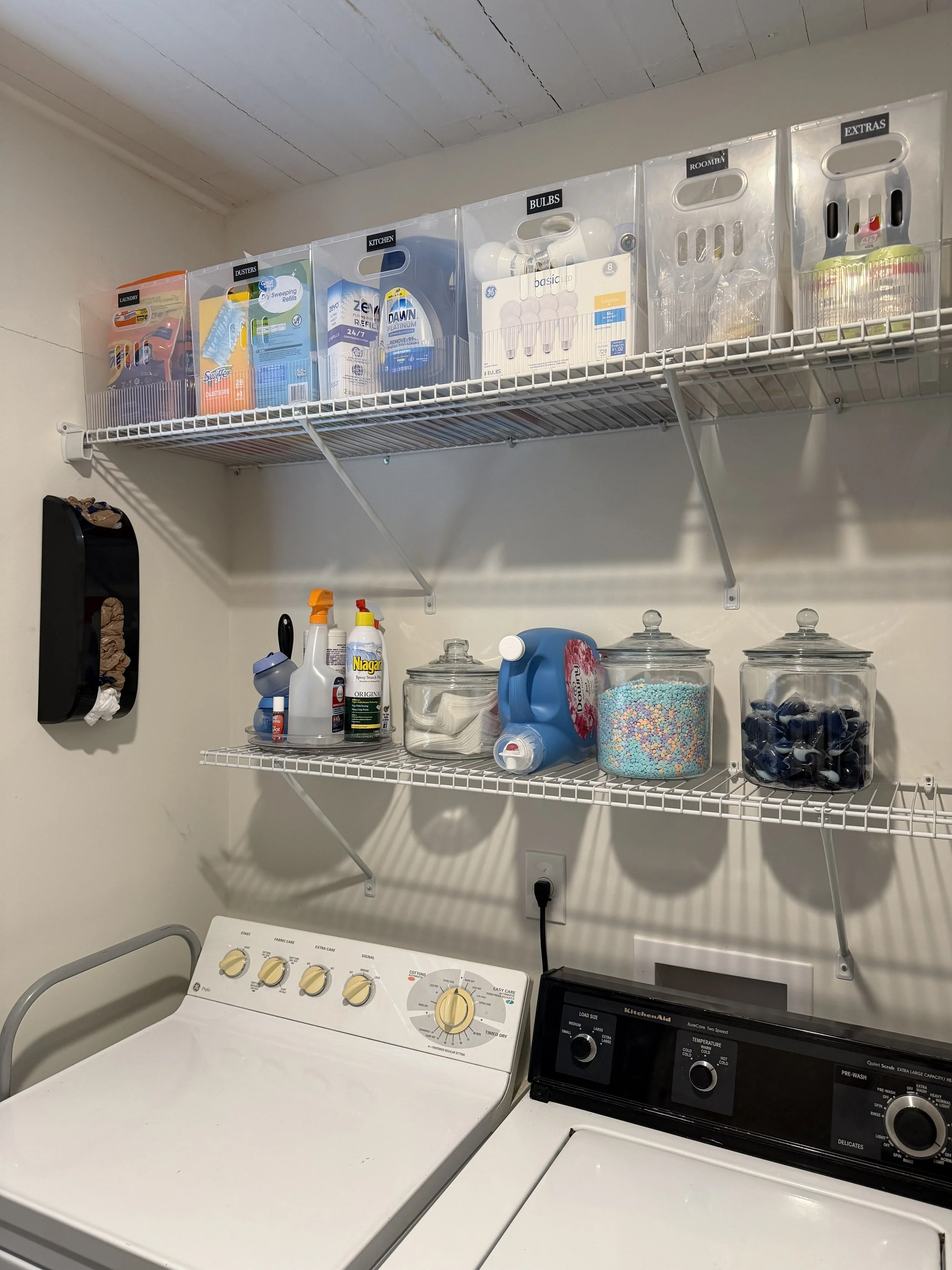 Laundry Room Organization