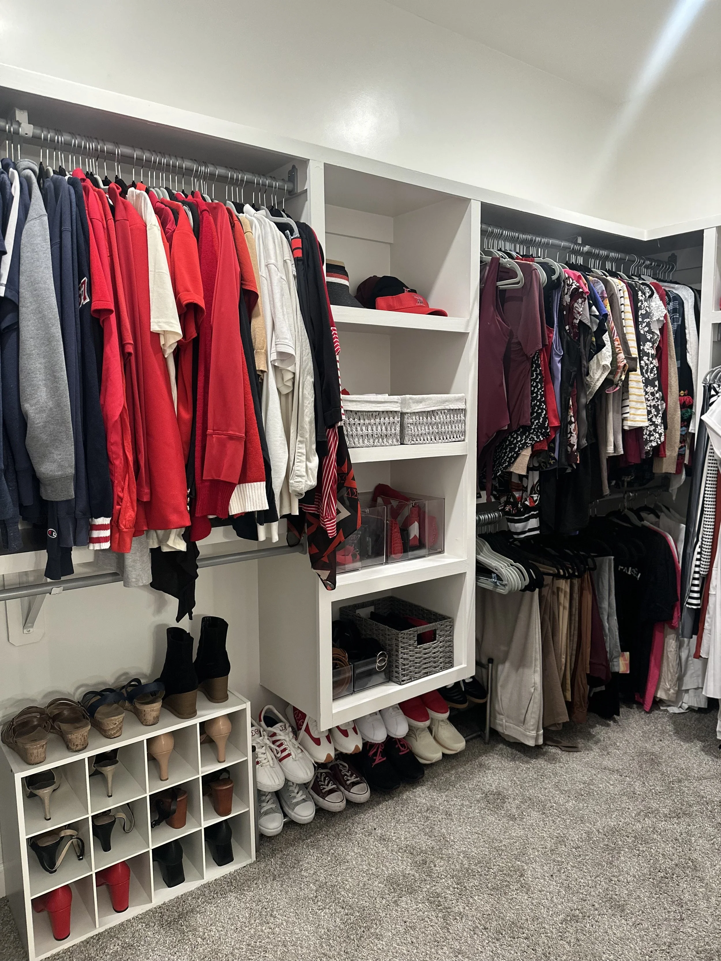 Women's Closet Organization