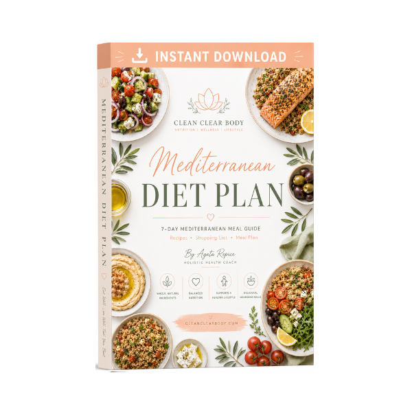Mediterranean Diet Guide & 7 Day Diet Plan | Instant Digital Download